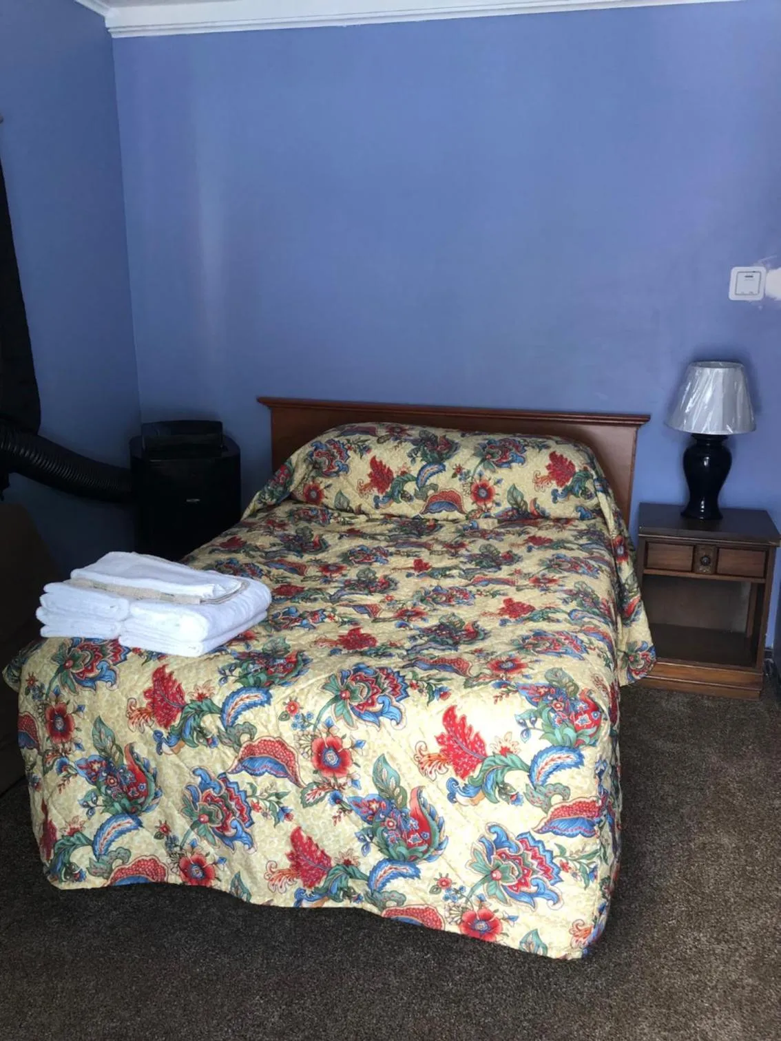 Bedroom, Bed in Hillside Motel