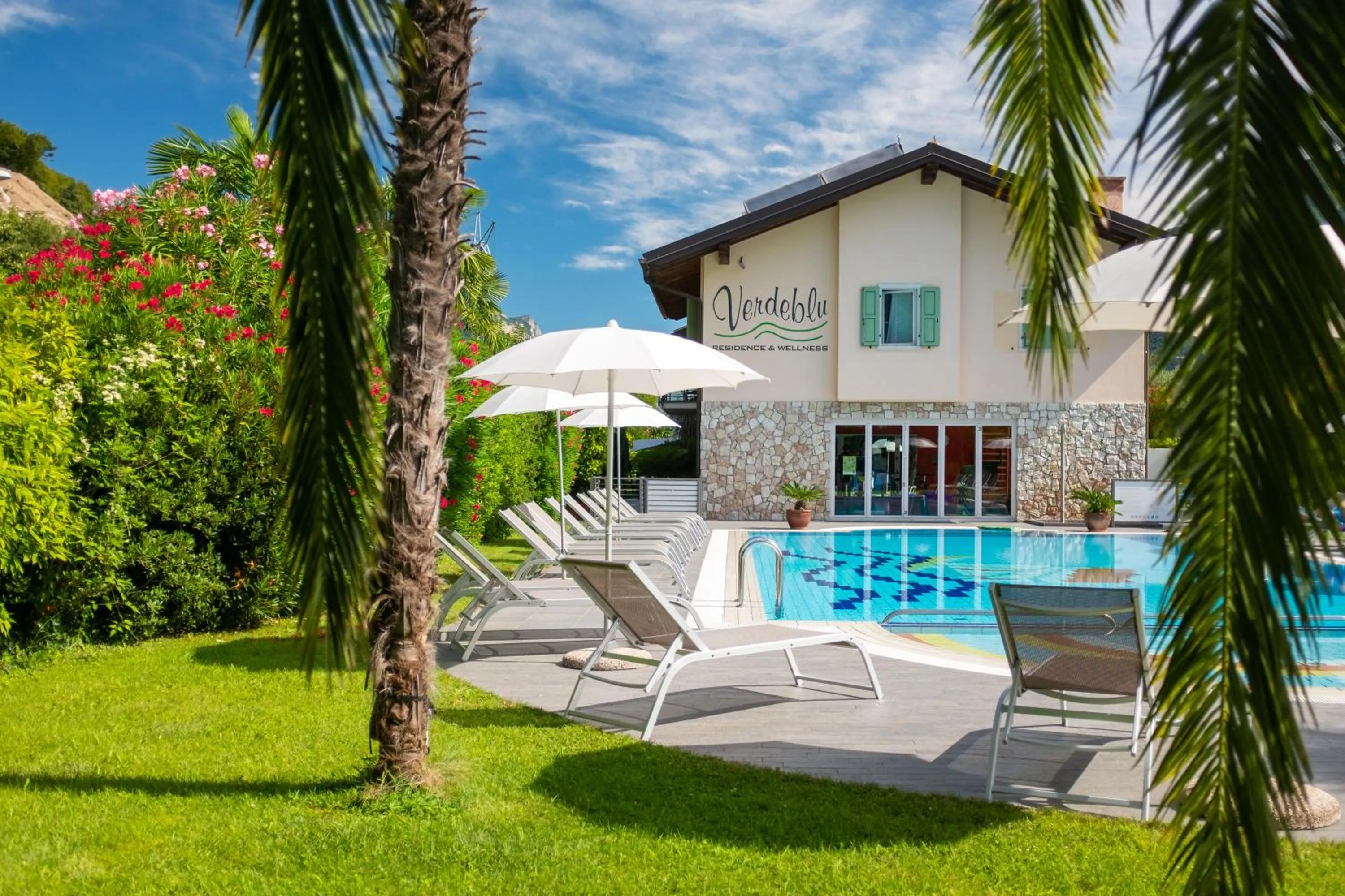 Garden view in Residence Verdeblu