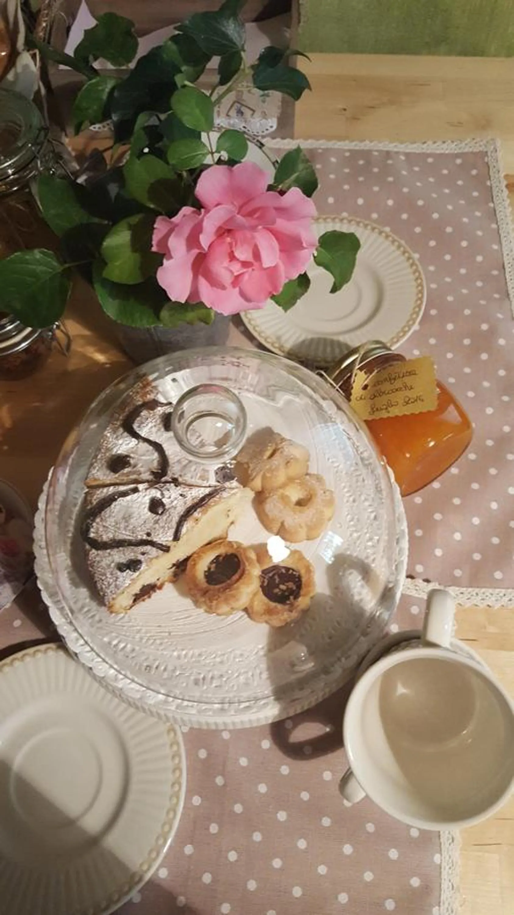 Italian breakfast in B&B La Rosa Antica