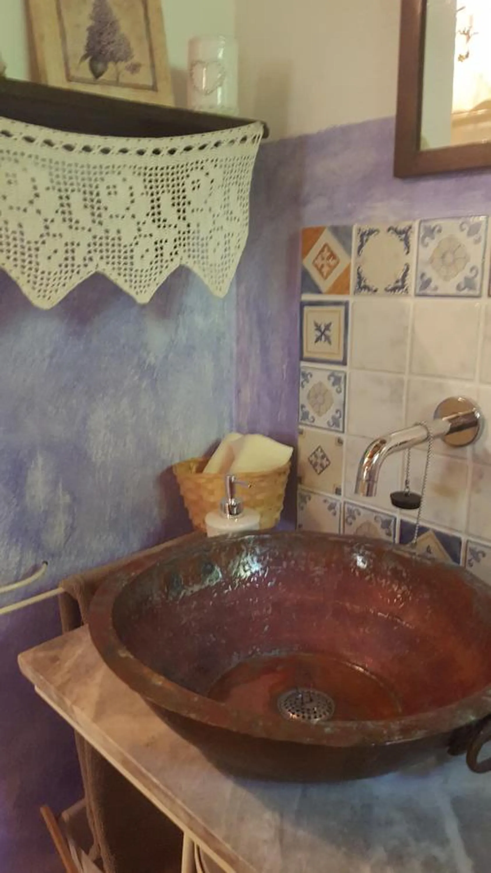 Bathroom in B&B La Rosa Antica