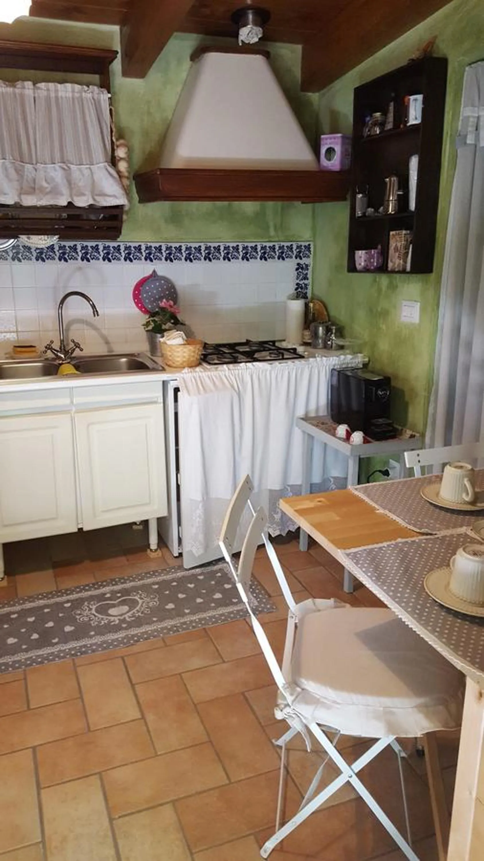 Kitchen or kitchenette in B&B La Rosa Antica