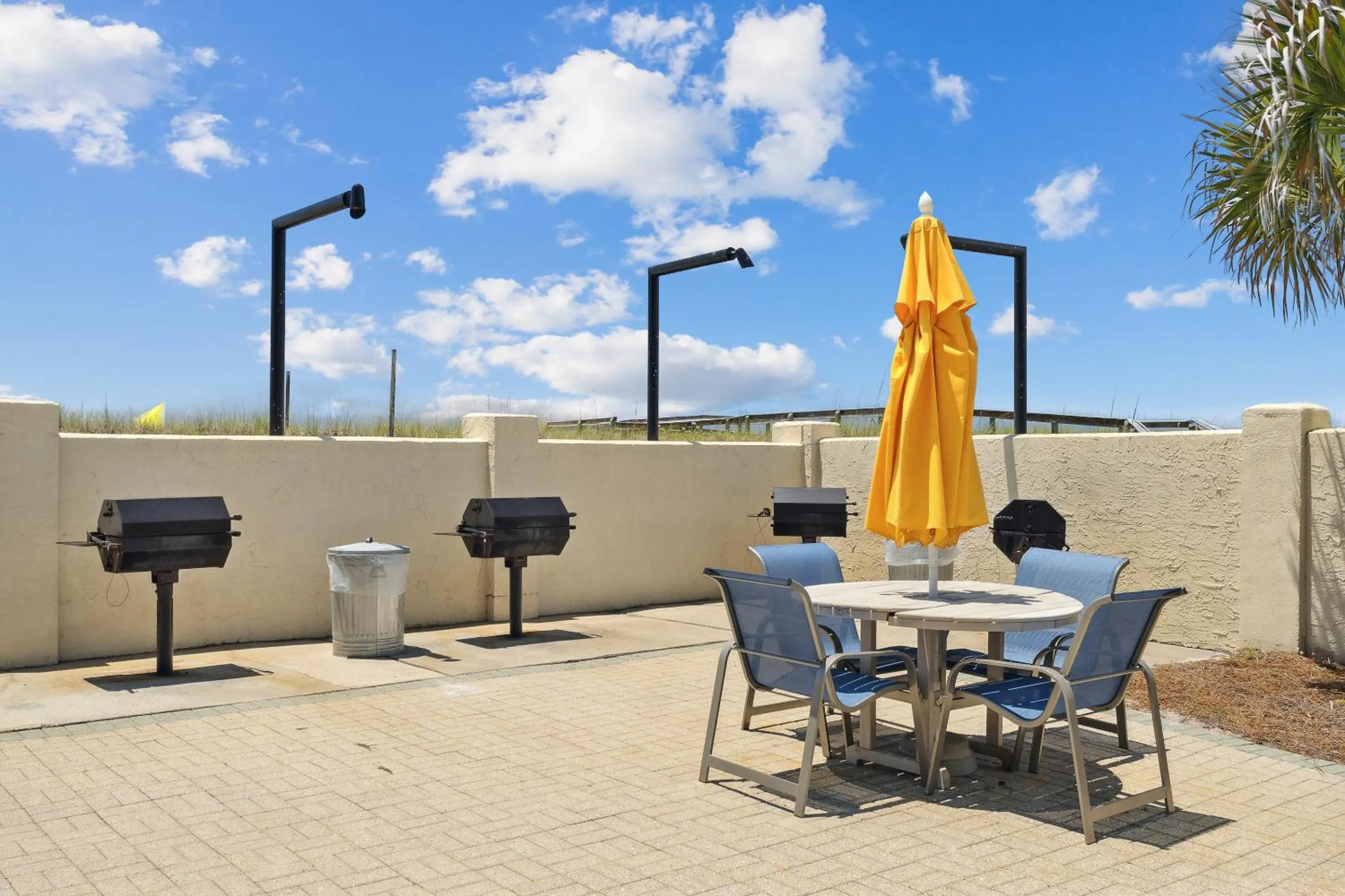 BBQ facilities in Inlet Reef Club by Panhandle Getaways