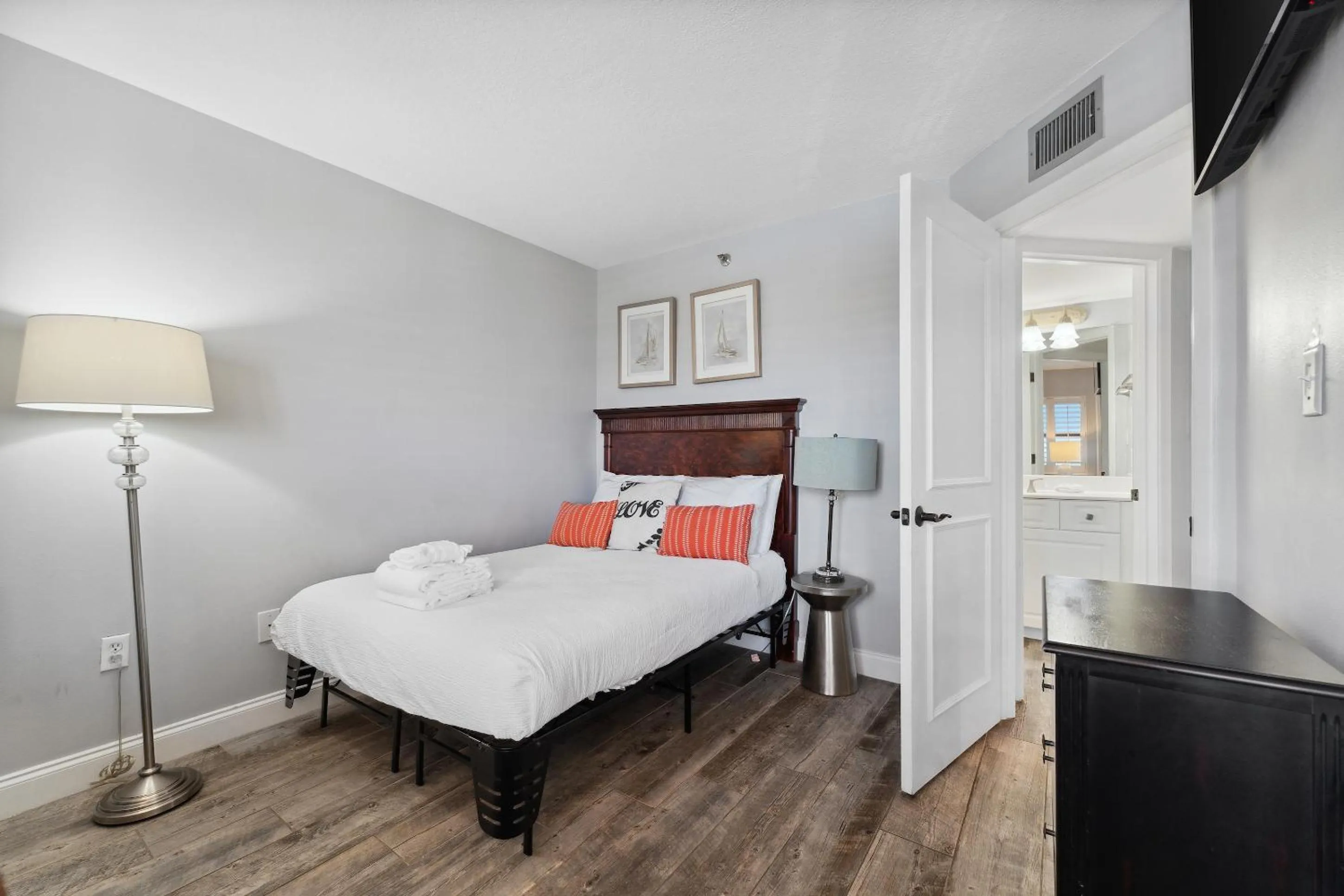 Bed in Inlet Reef Club by Panhandle Getaways