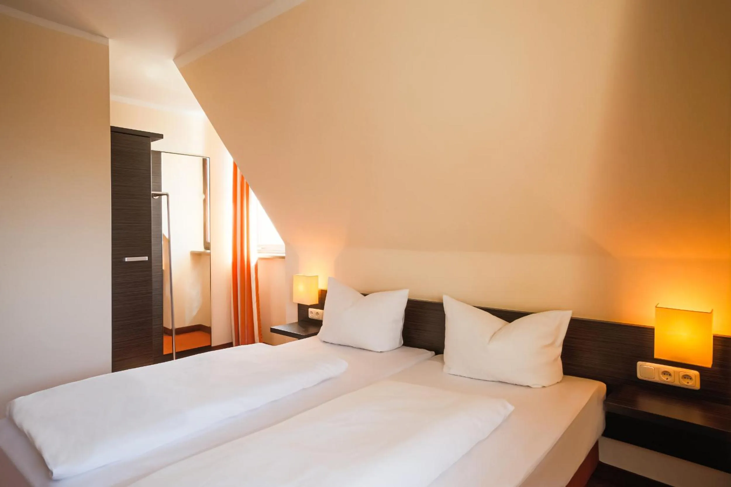 Bedroom, Bed in Berggasthof Banzer Wald