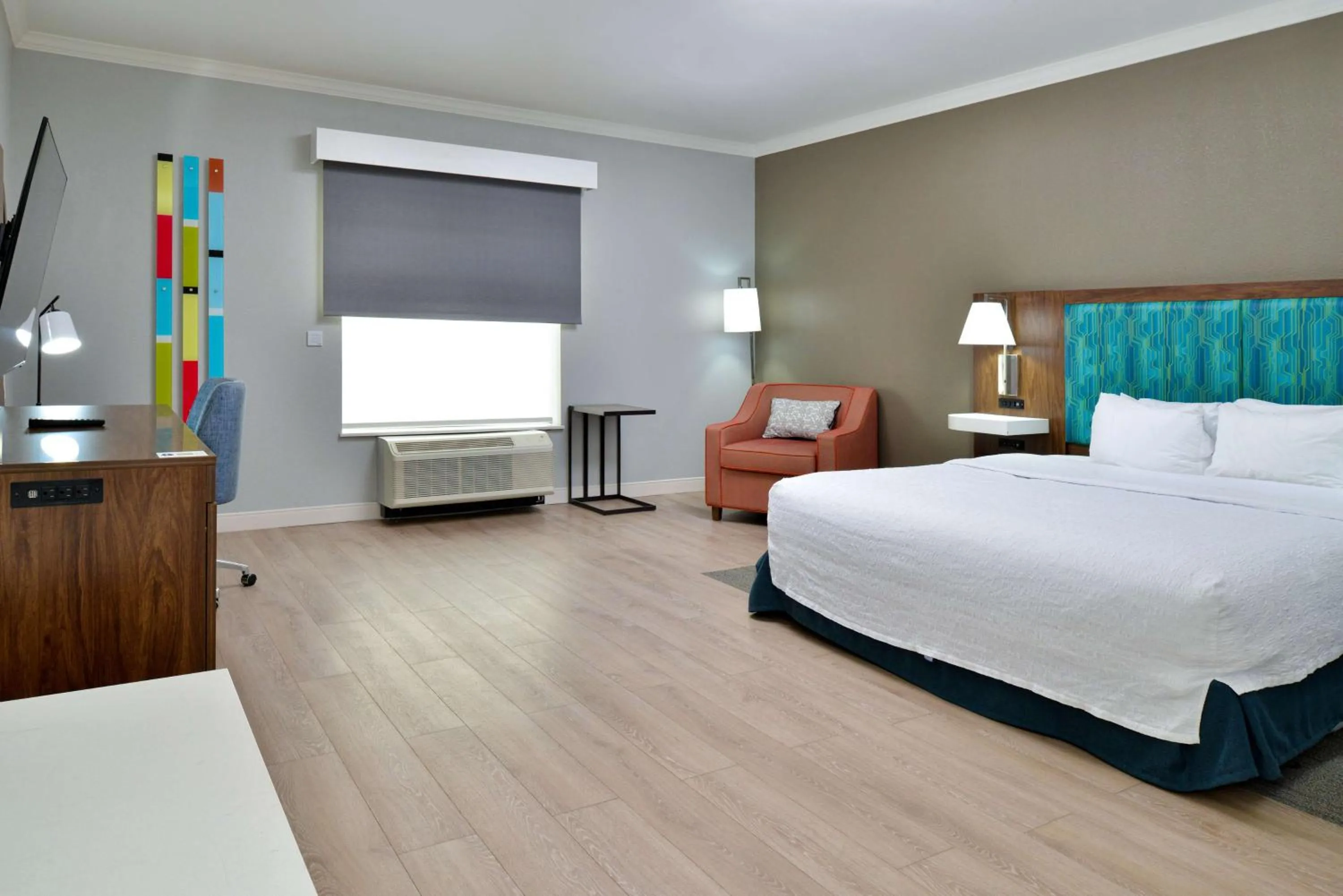 Bed in Hampton Inn & Suites Greenville