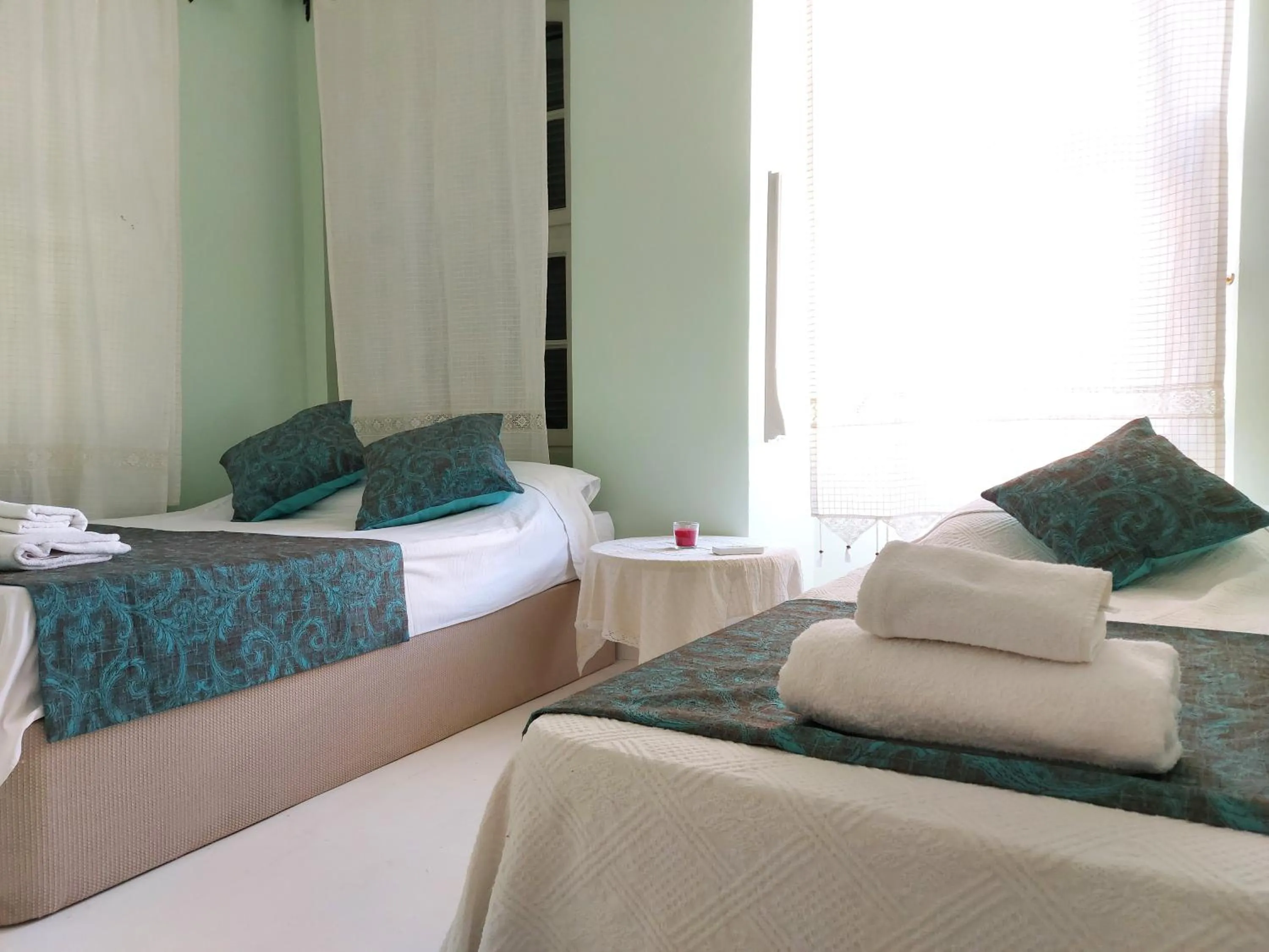 Bed in Eolos House Cunda