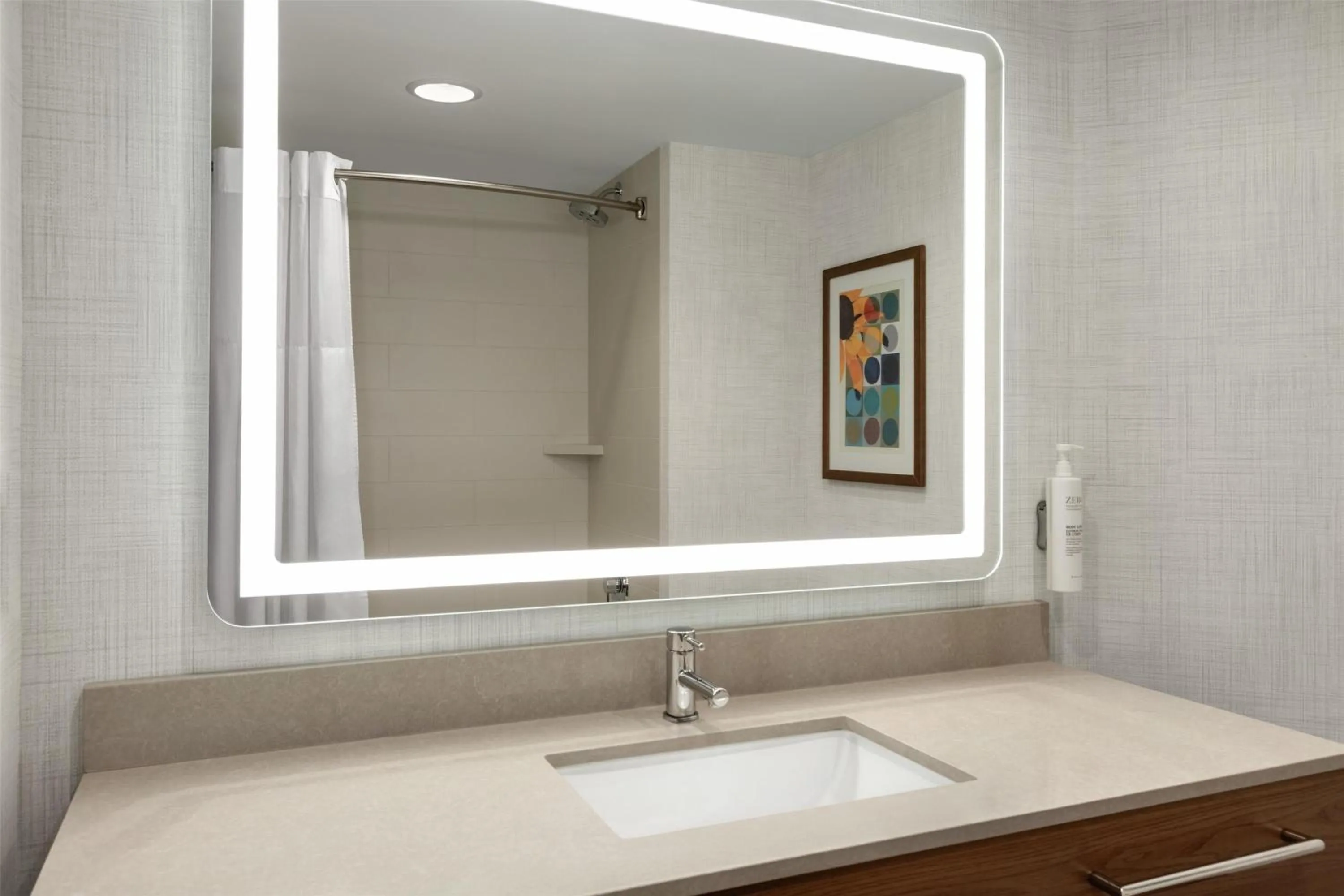 Bathroom in Hampton Inn Hagerstown