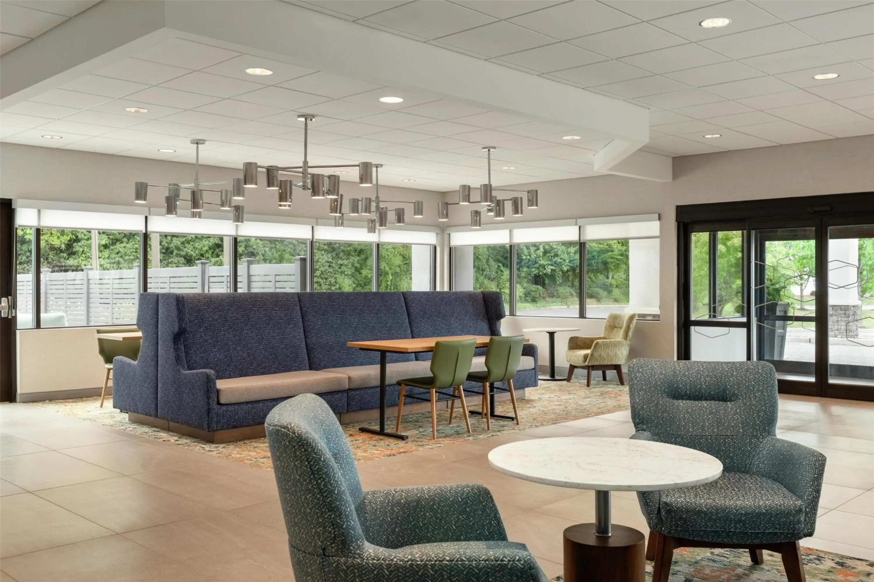 Lobby or reception in Hampton Inn Hagerstown