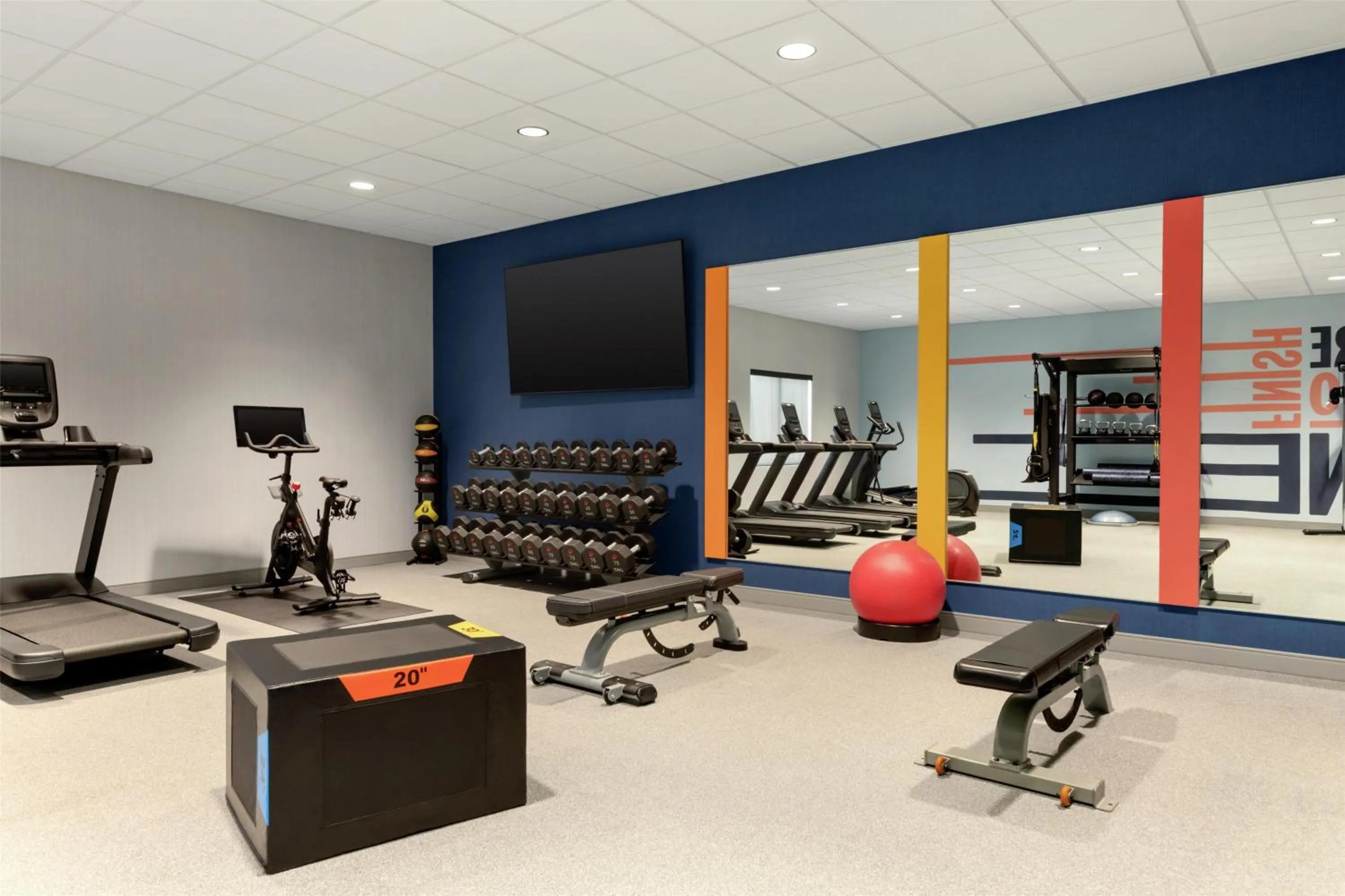 Fitness centre/facilities in Hampton Inn Hagerstown