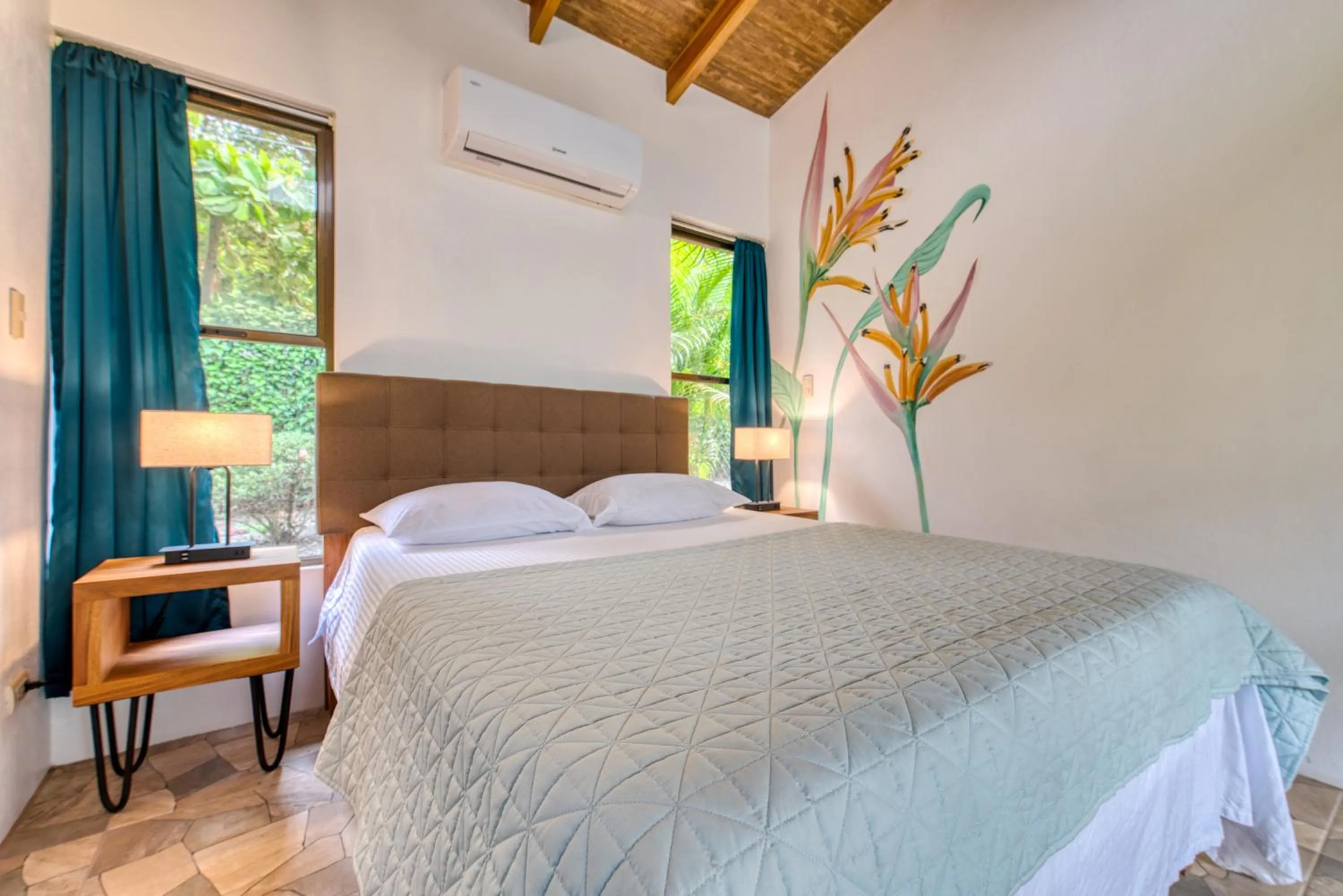 Bed in Hotel Villas Tangerine