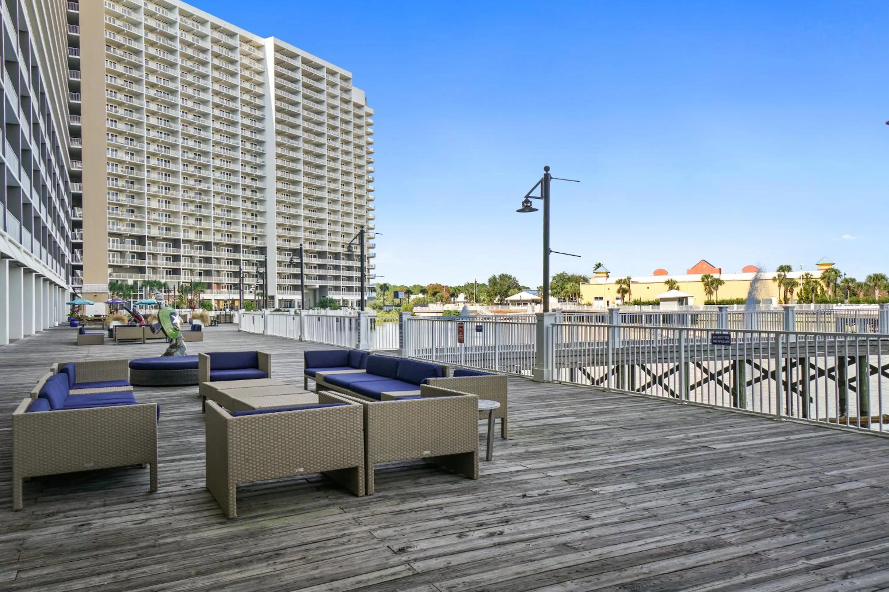 Property building in Laketown Wharf Resort by Panhandle Getaways