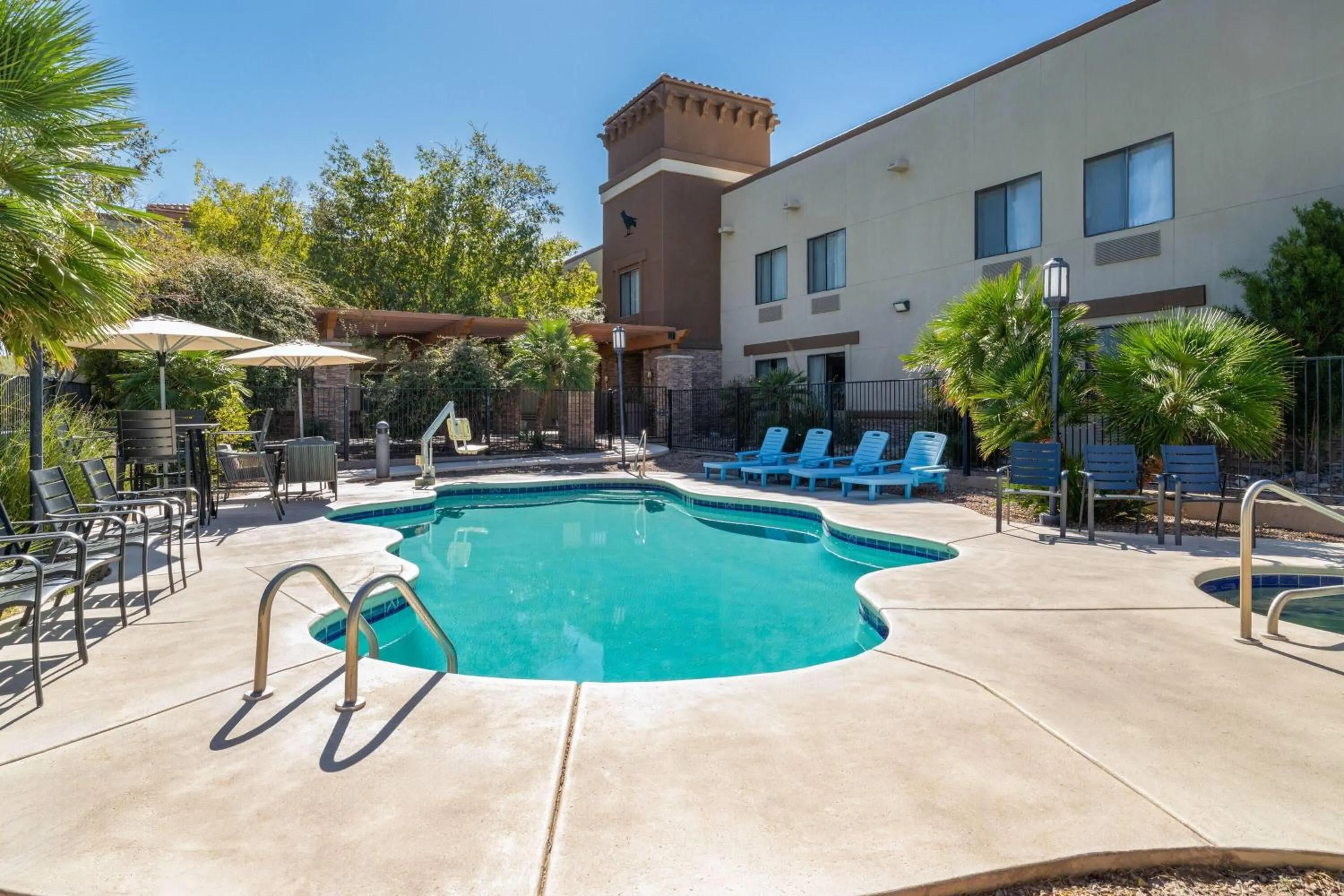 Pool view in Tombstone Grand Hotel, a Baymont by Wyndham