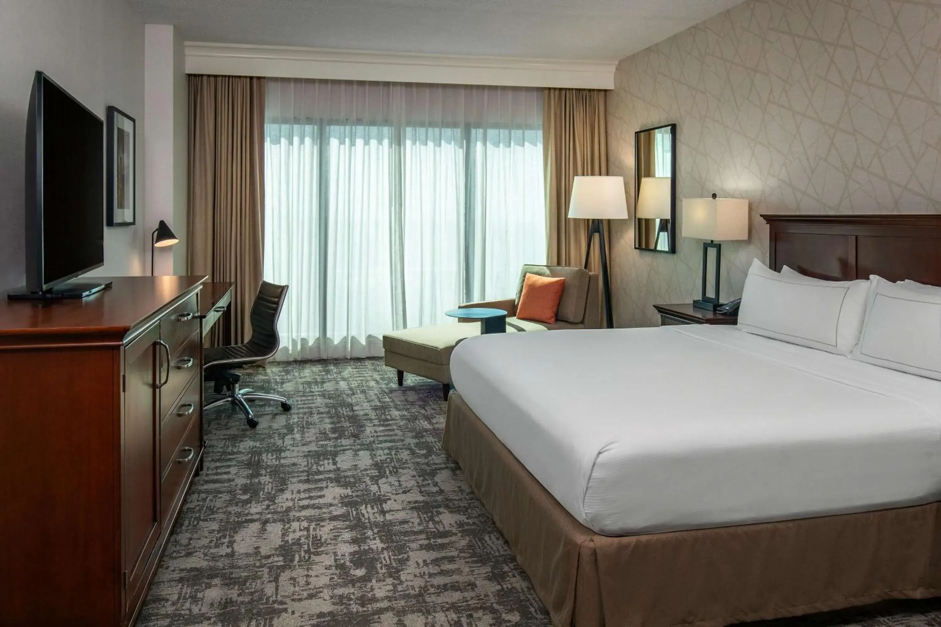 King Room in Hilton Greenville King Room in Hilton Greenville