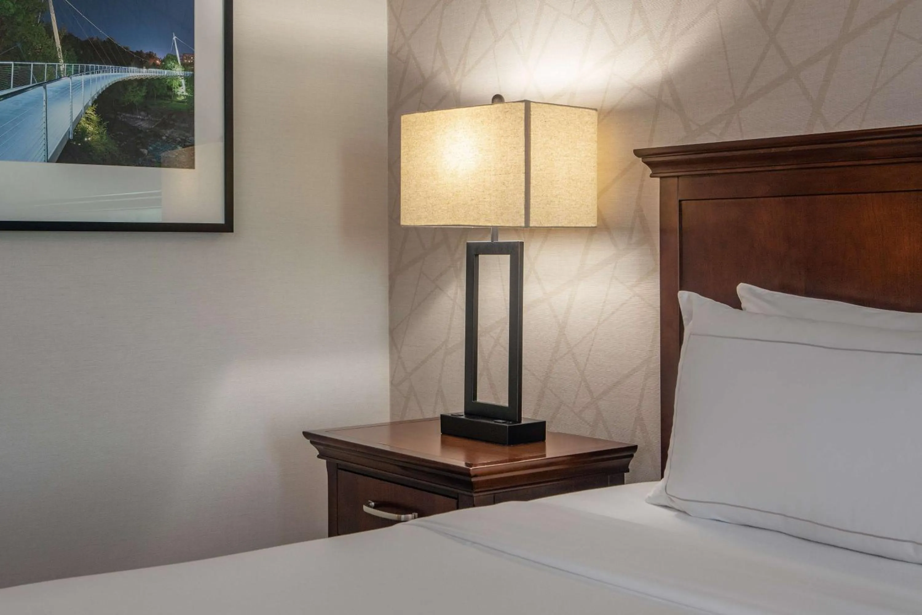 Bed in Hilton Greenville