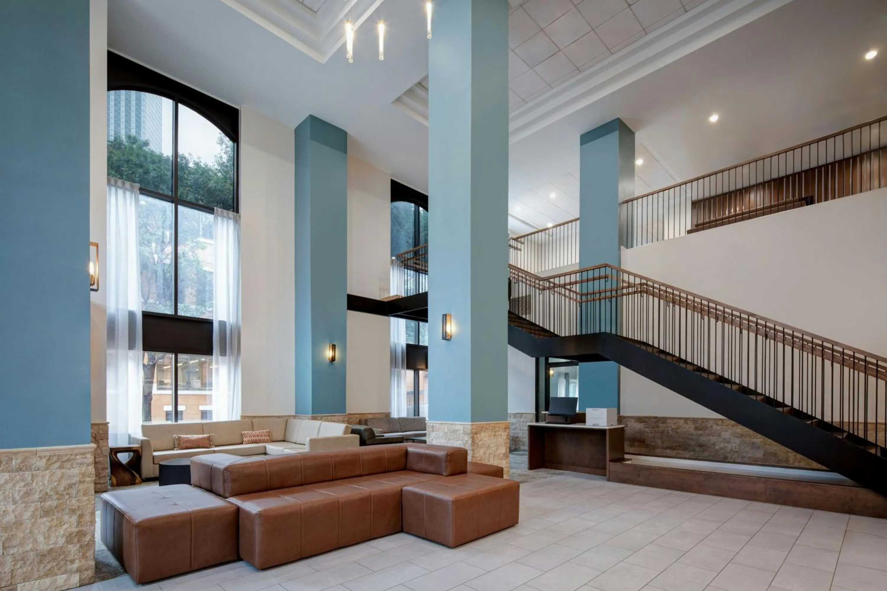 Lobby or reception in SpringHill Suites by Marriott Dallas Downtown / West End