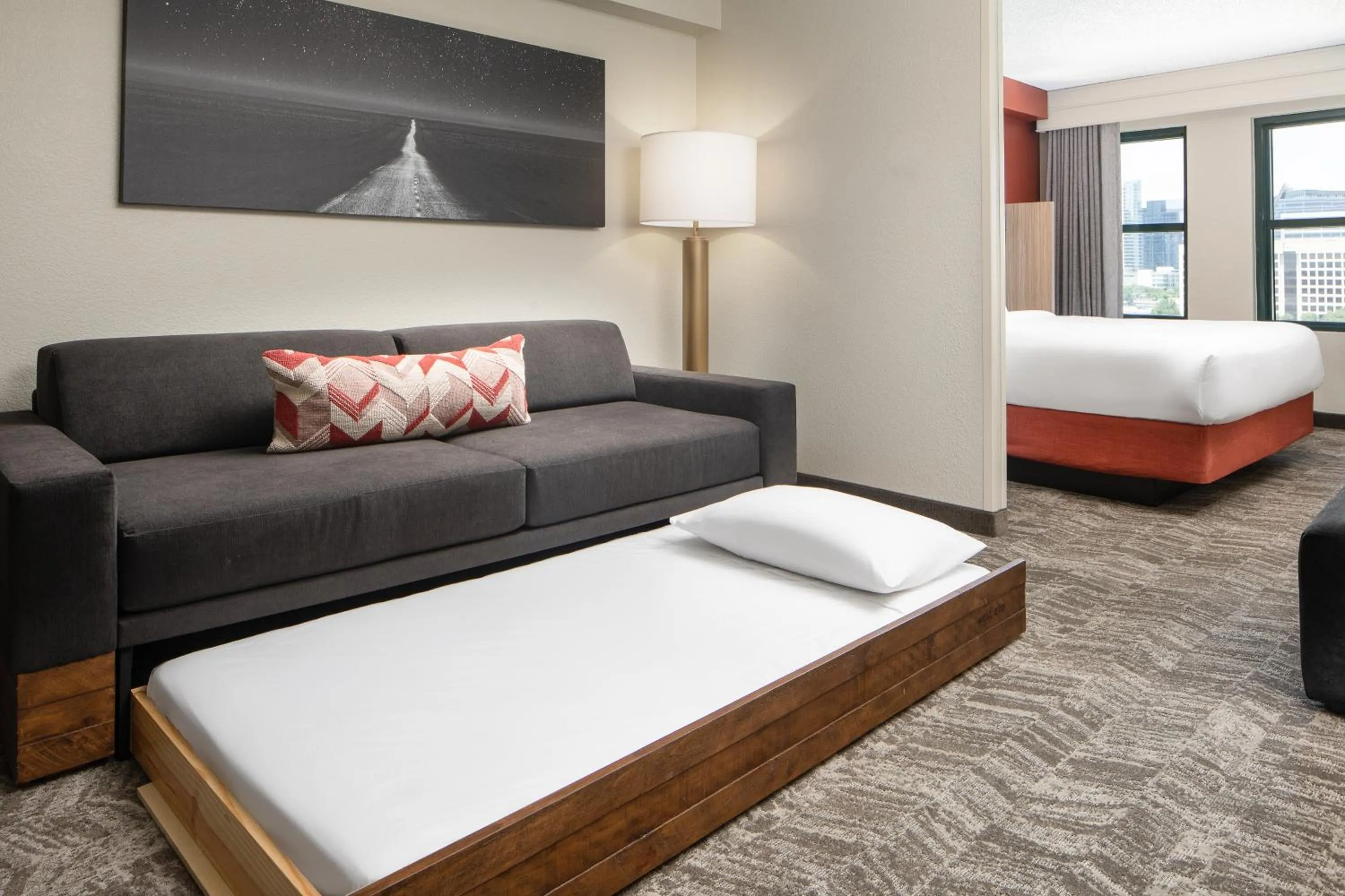 Bedroom, Bed in SpringHill Suites by Marriott Dallas Downtown / West End