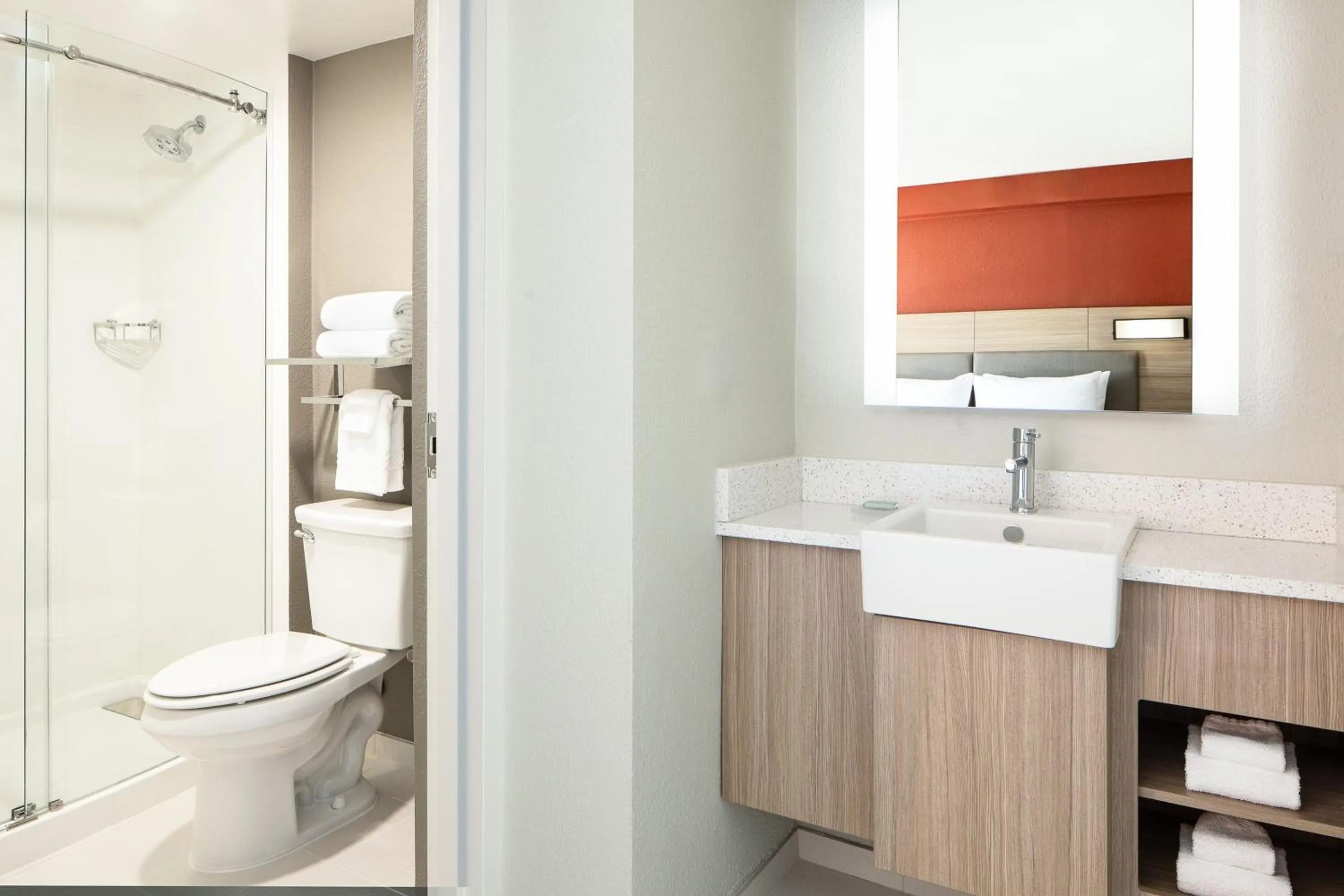 Bathroom in SpringHill Suites by Marriott Dallas Downtown / West End