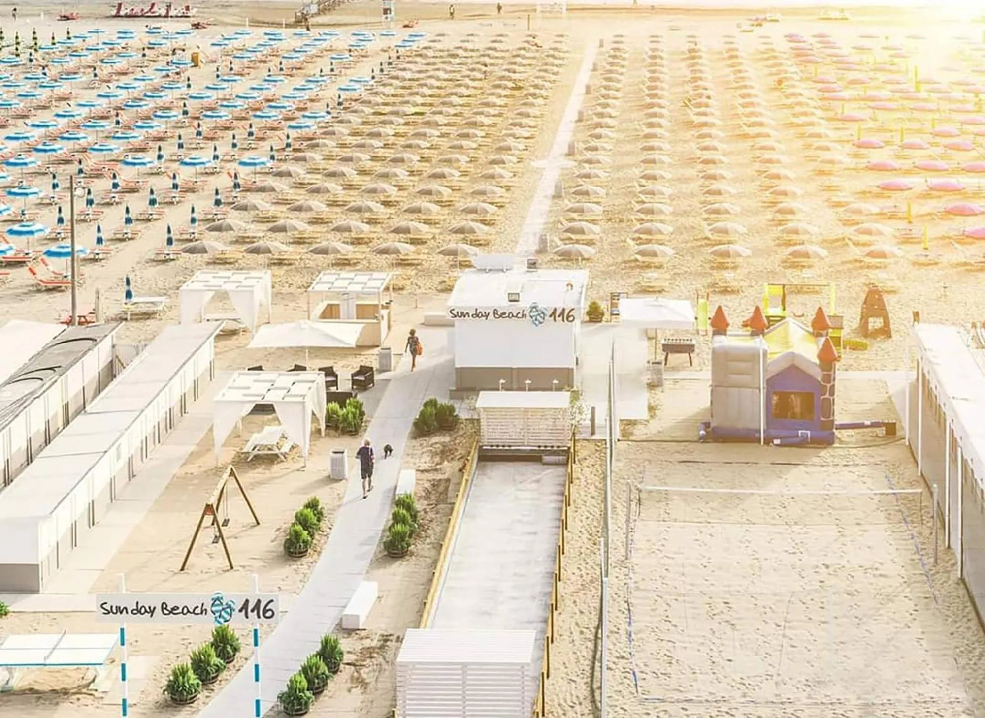 Beach in Hotel Nizza Creative Hotel