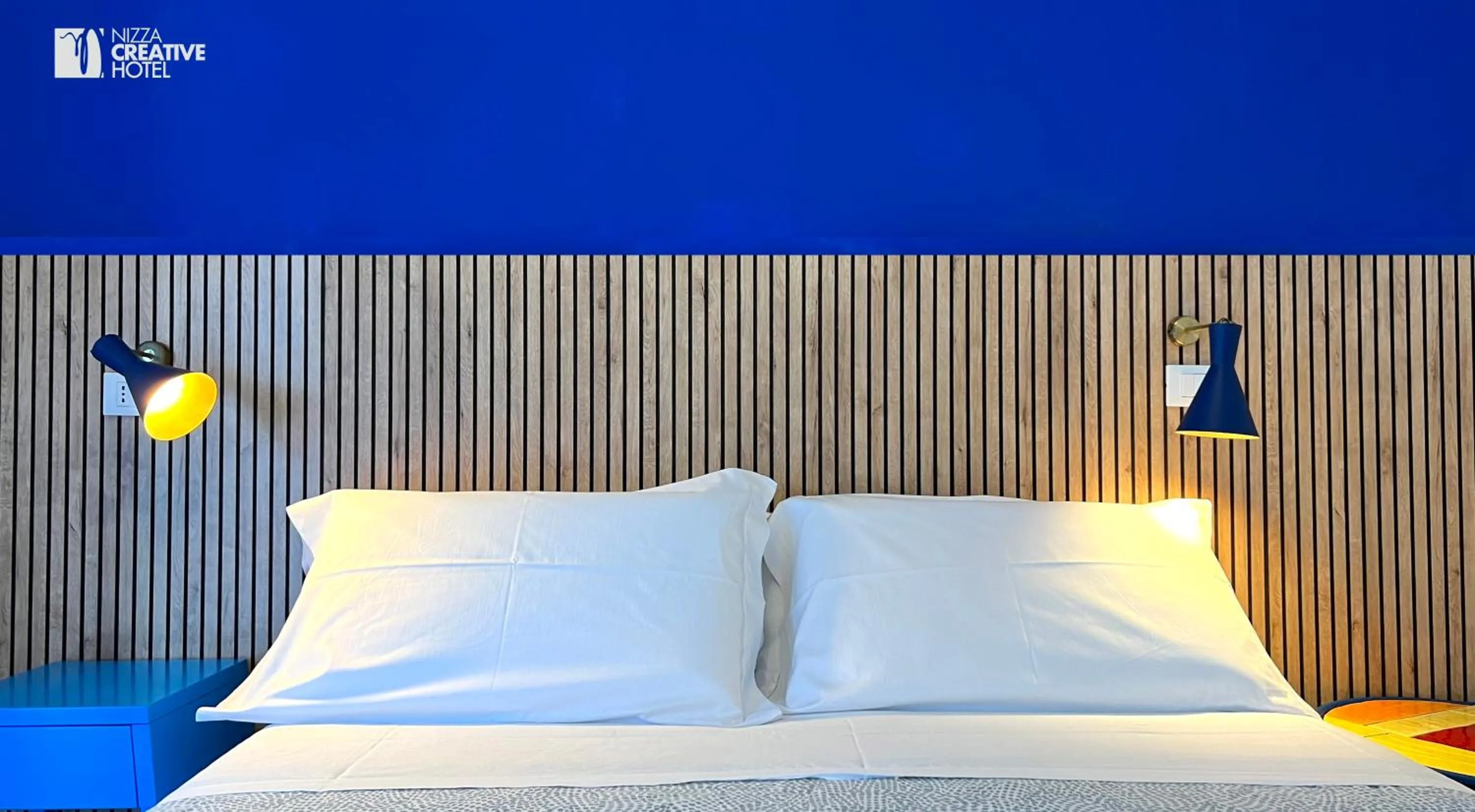 Bed in Hotel Nizza Creative Hotel