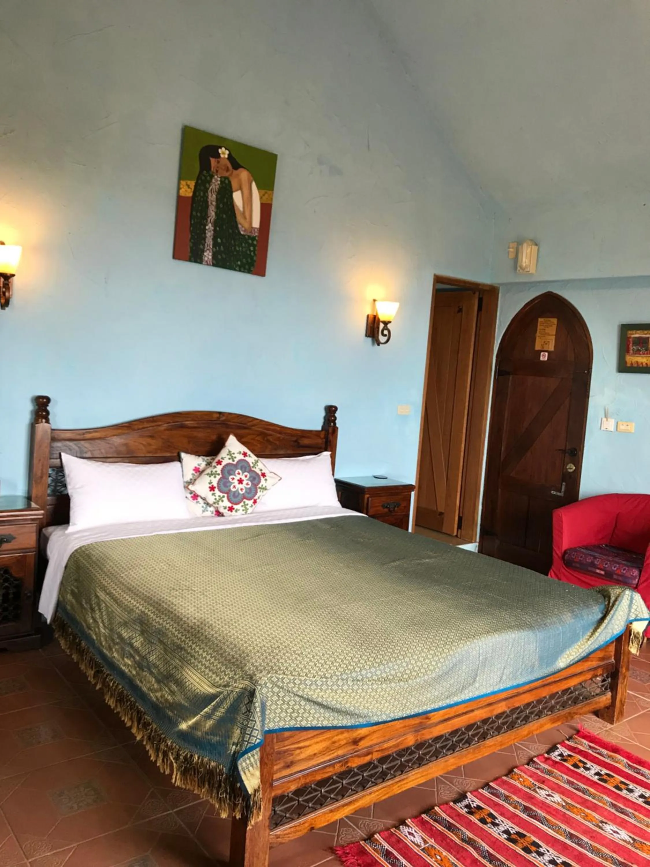 Bed in Wishingwell B&B