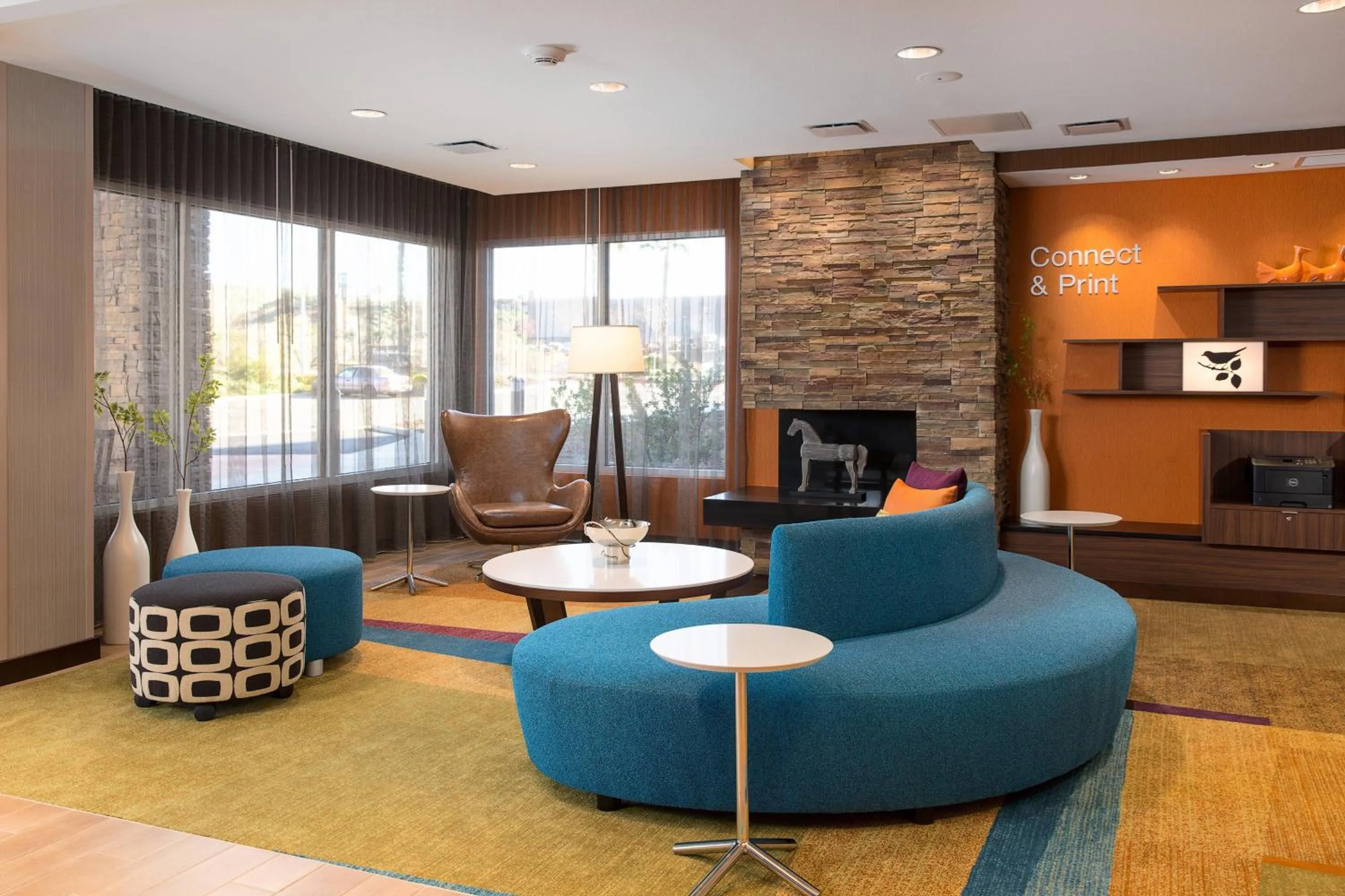 Lobby or reception in Fairfield Inn & Suites by Marriott Sacramento Folsom