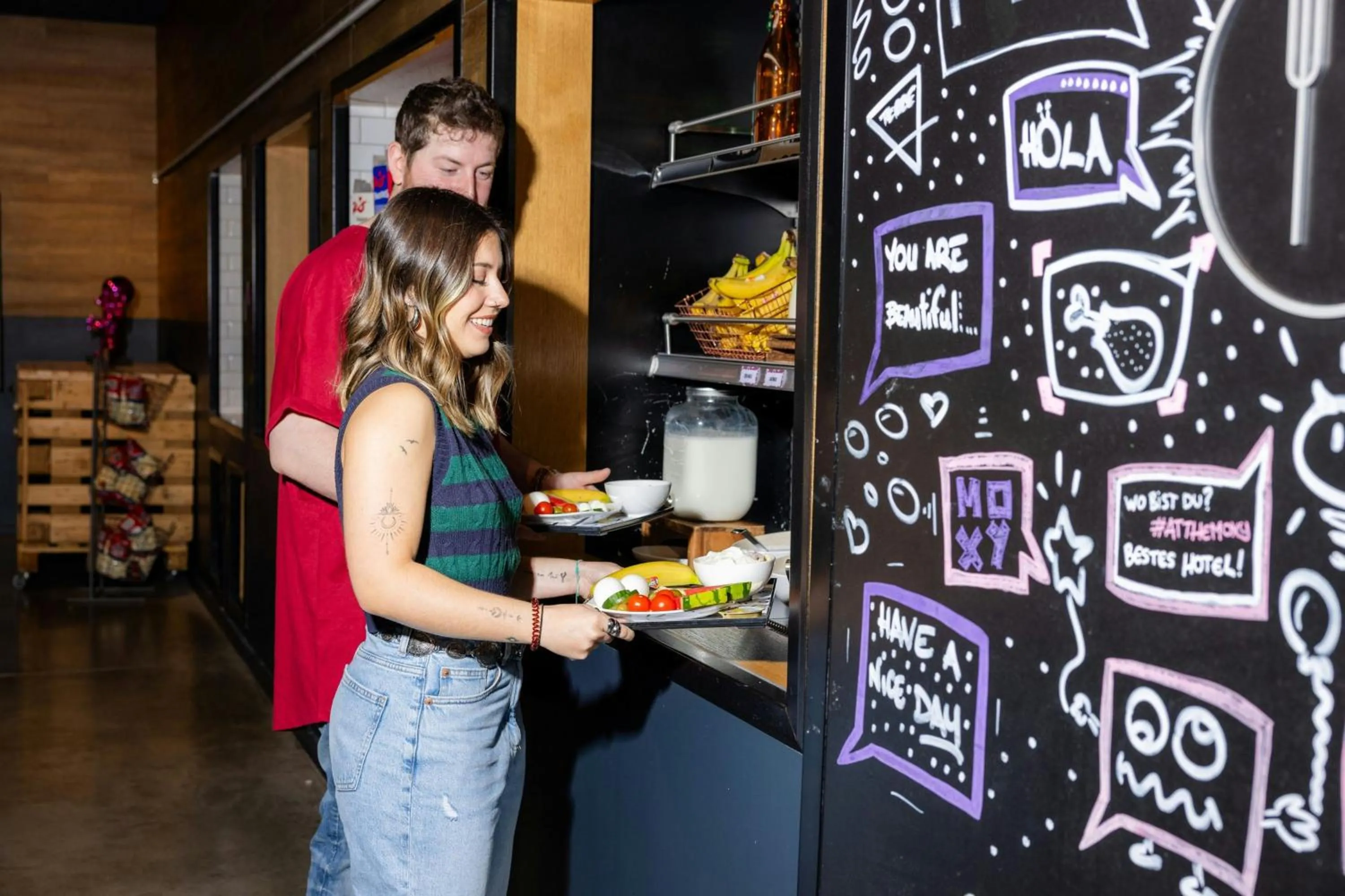 Breakfast in Moxy Berlin Ostbahnhof