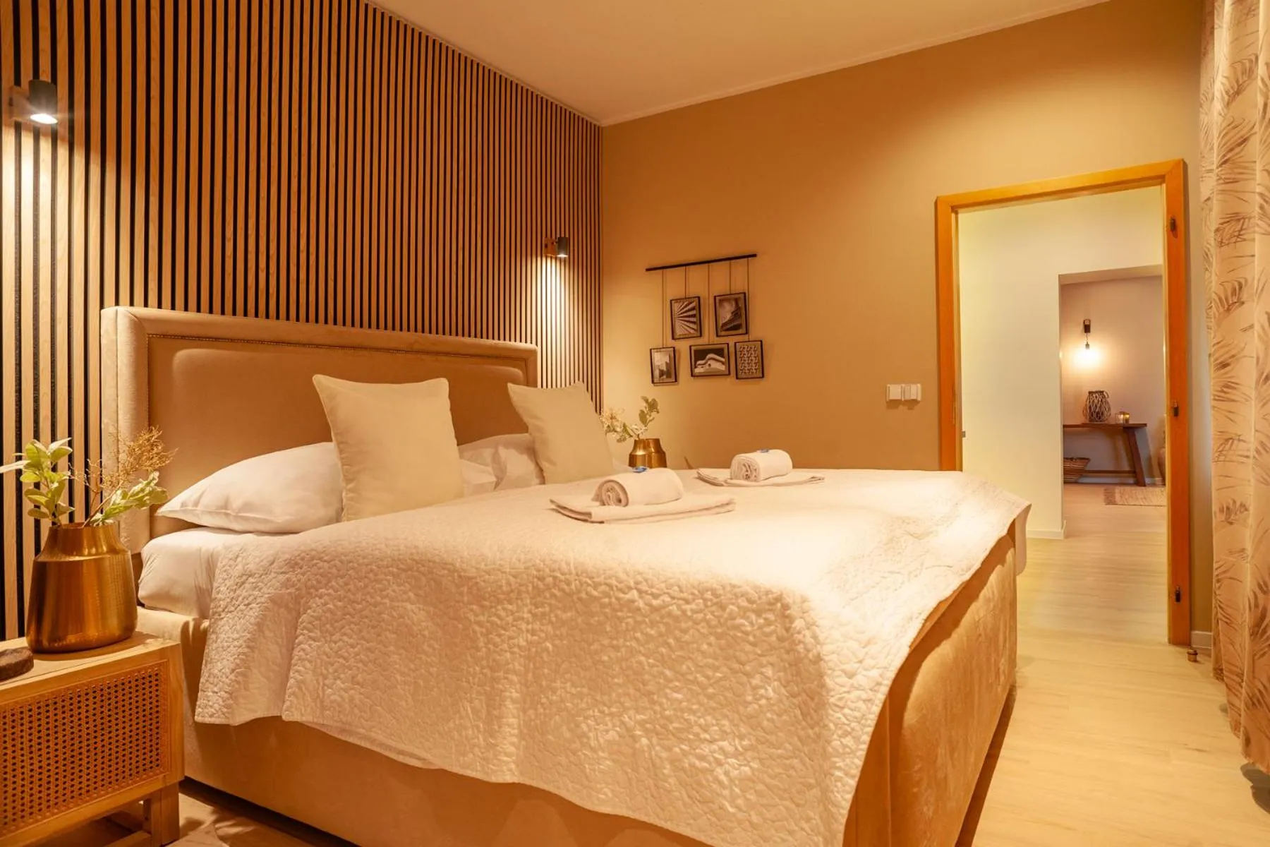 Bed in STING Boutique Apartments