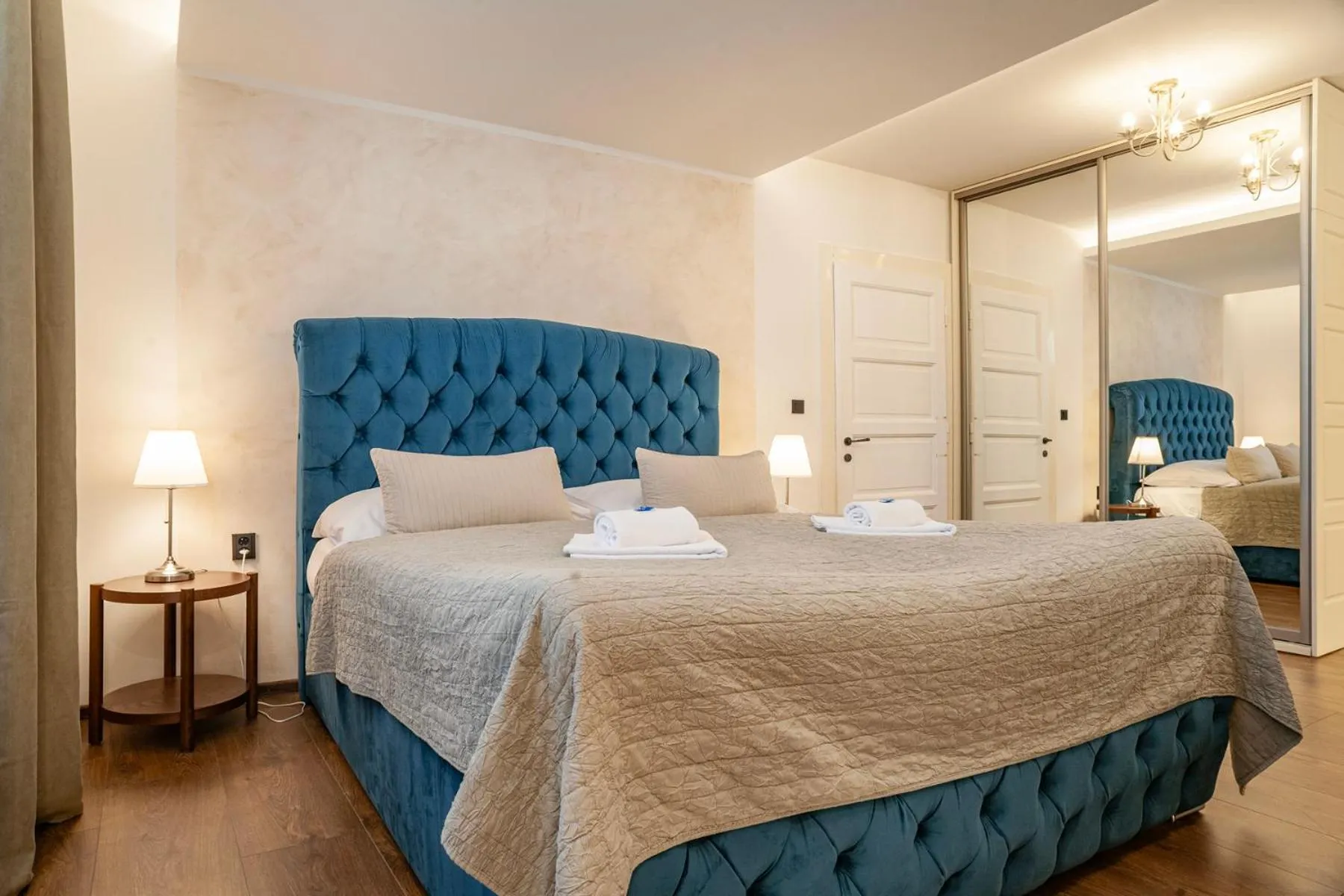 Bed in STING Boutique Apartments