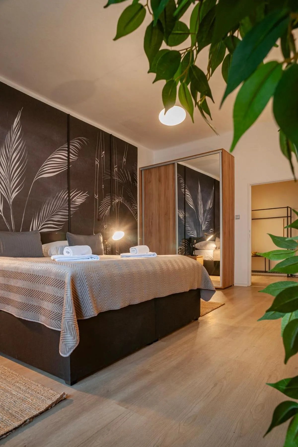 Bed in STING Boutique Apartments