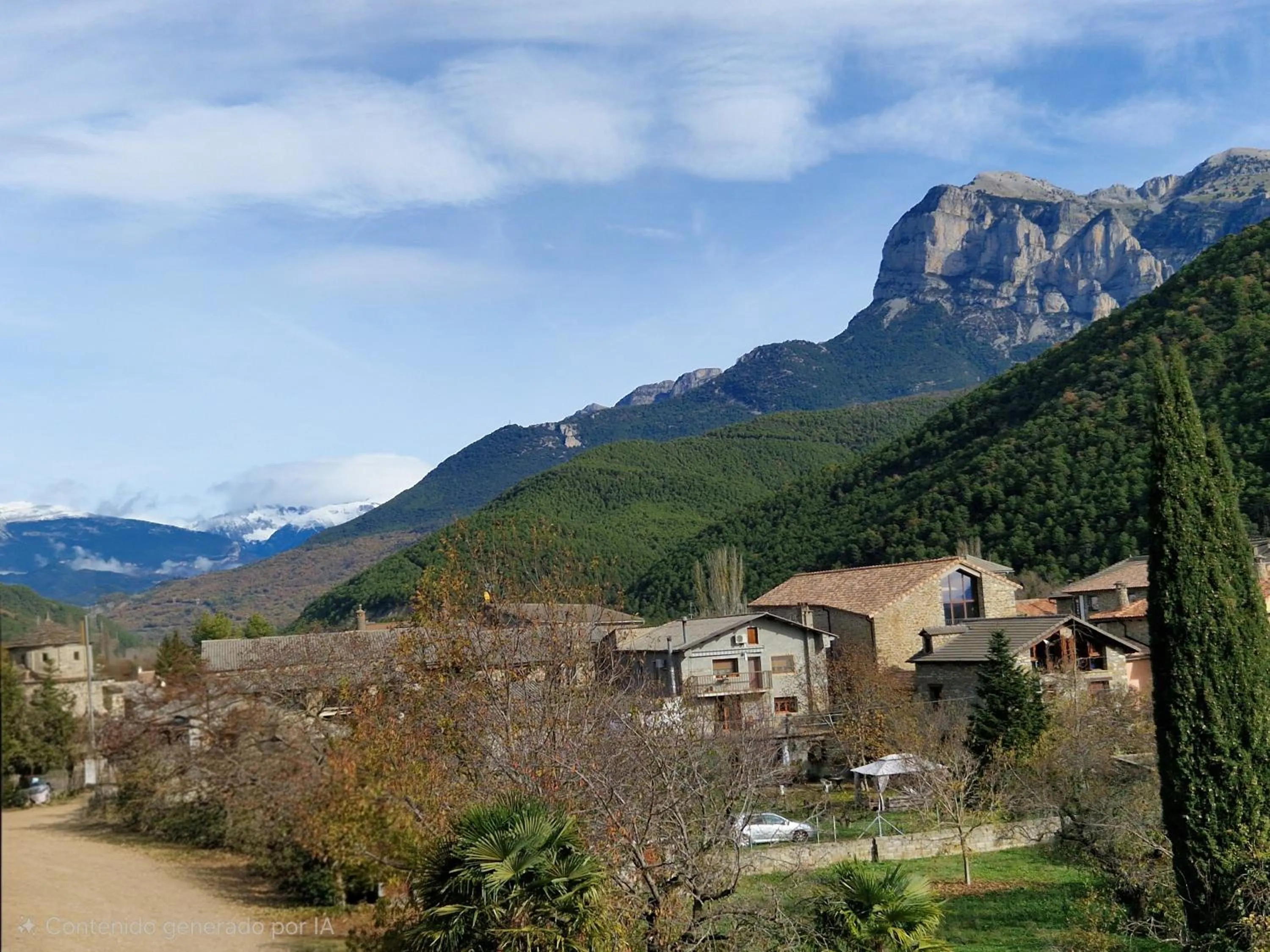 Mountain view in Hotel Turmo