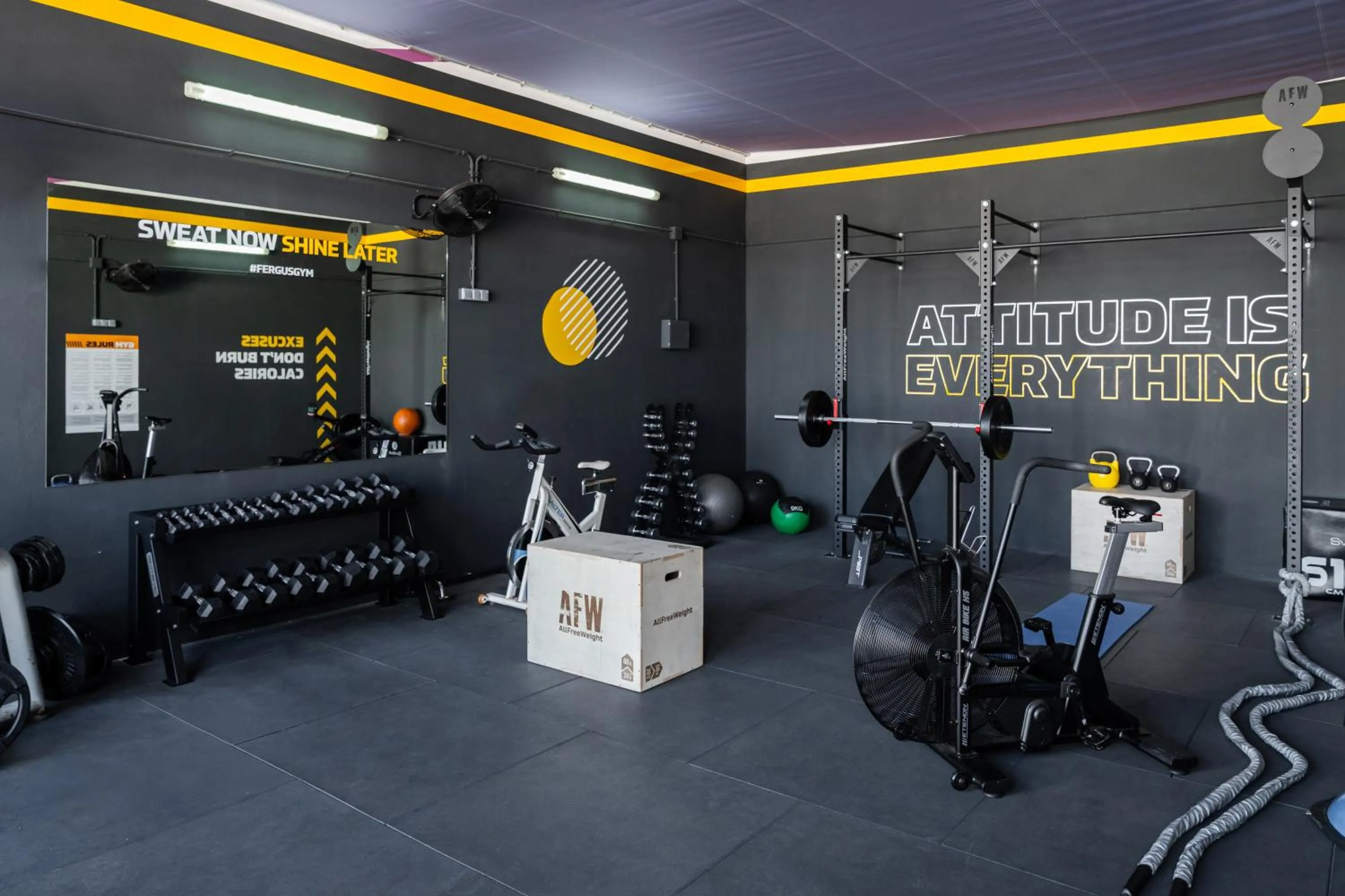 Fitness centre/facilities in FERGUS Club Europa