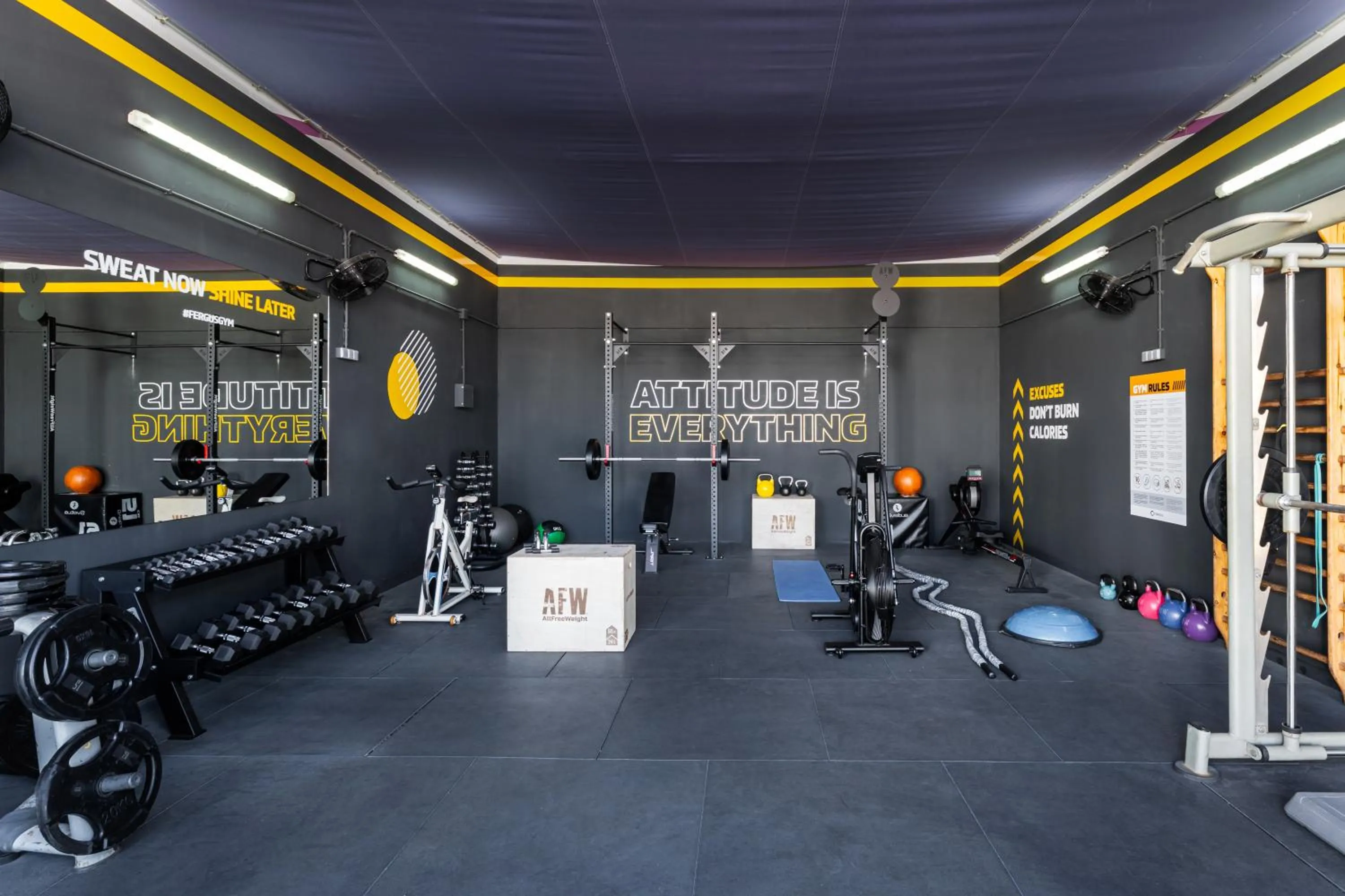 Fitness centre/facilities in FERGUS Club Europa