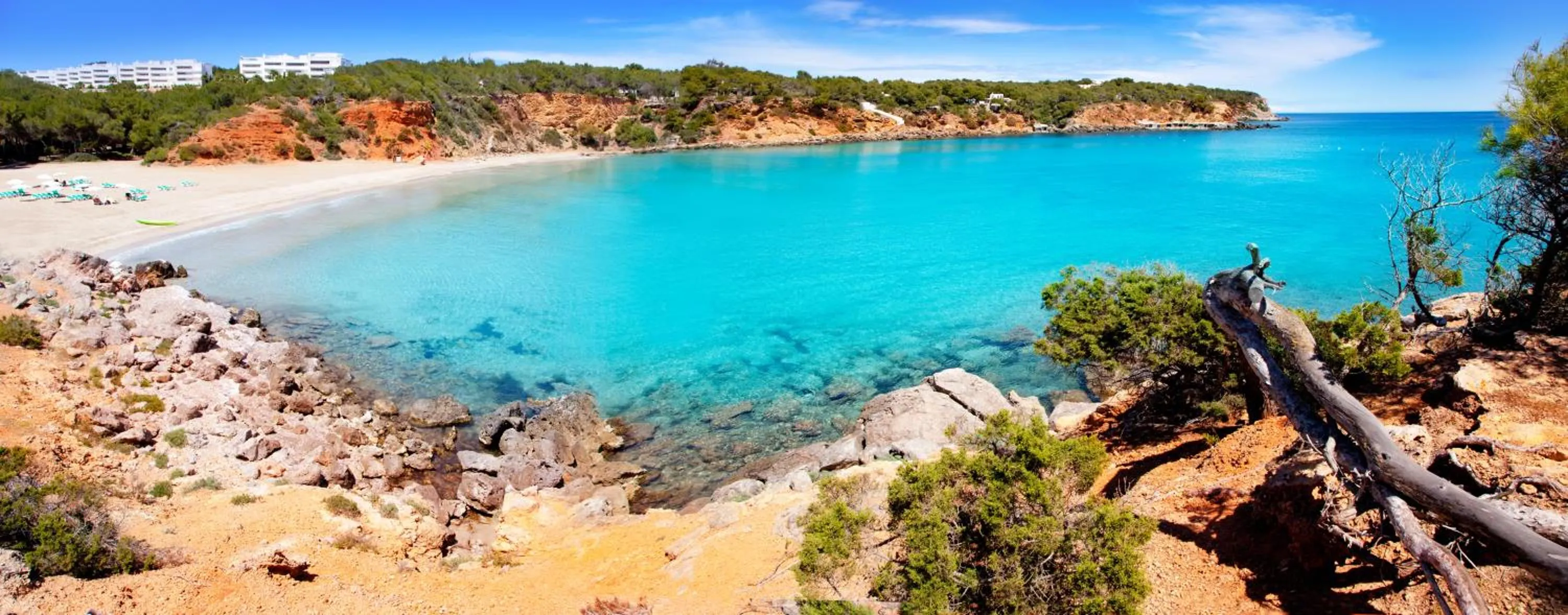 Beach in Cala Llenya Resort Ibiza