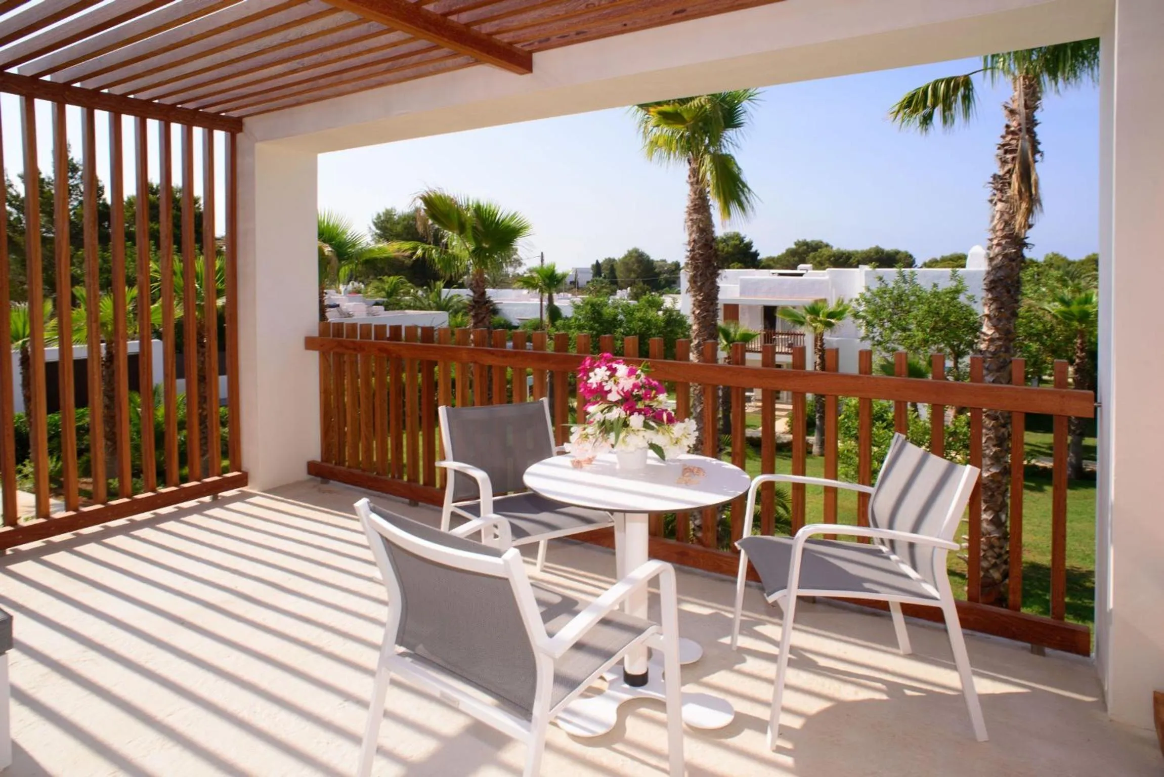 Balcony/Terrace in Cala Llenya Resort Ibiza