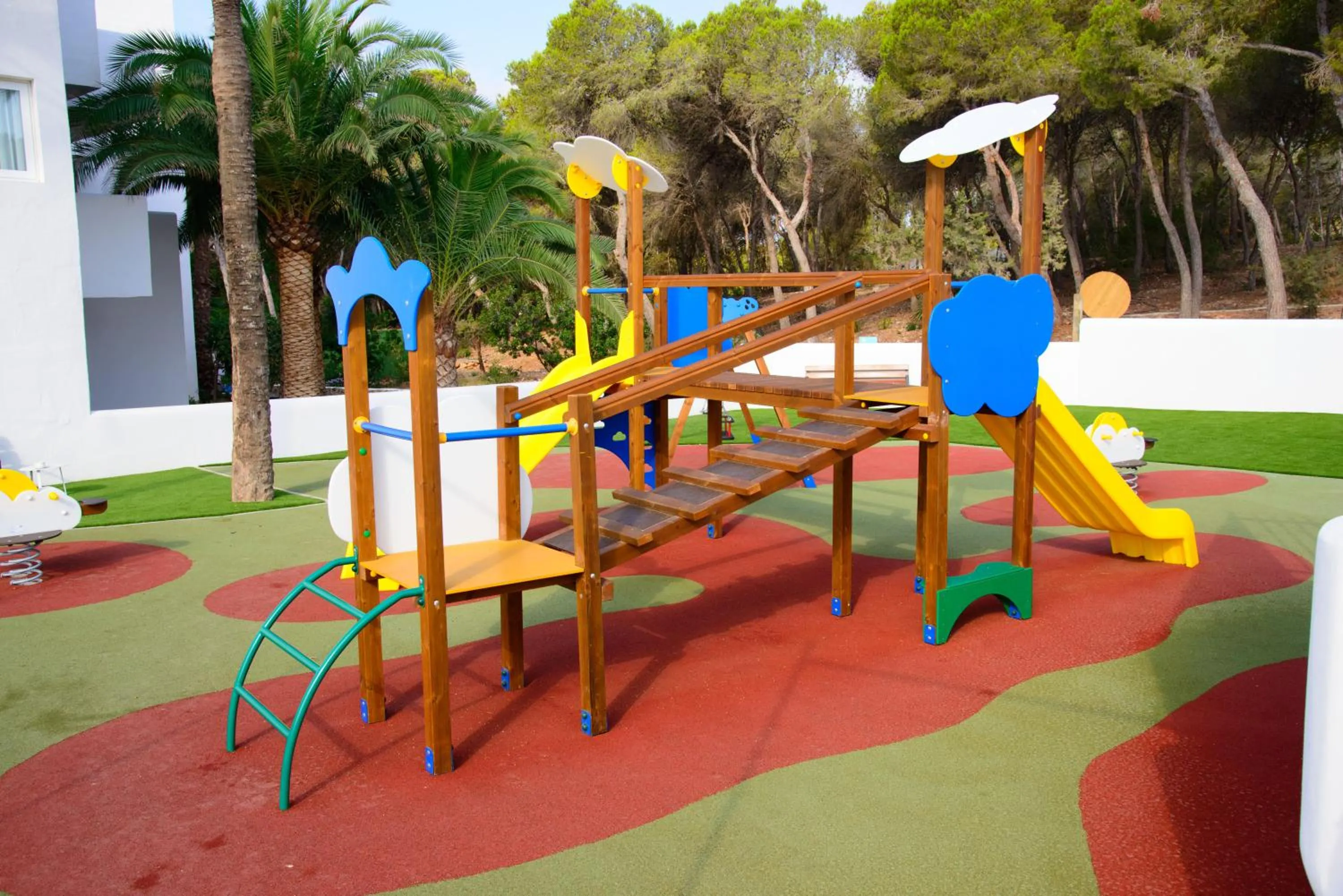 Children play ground in Cala Llenya Resort Ibiza