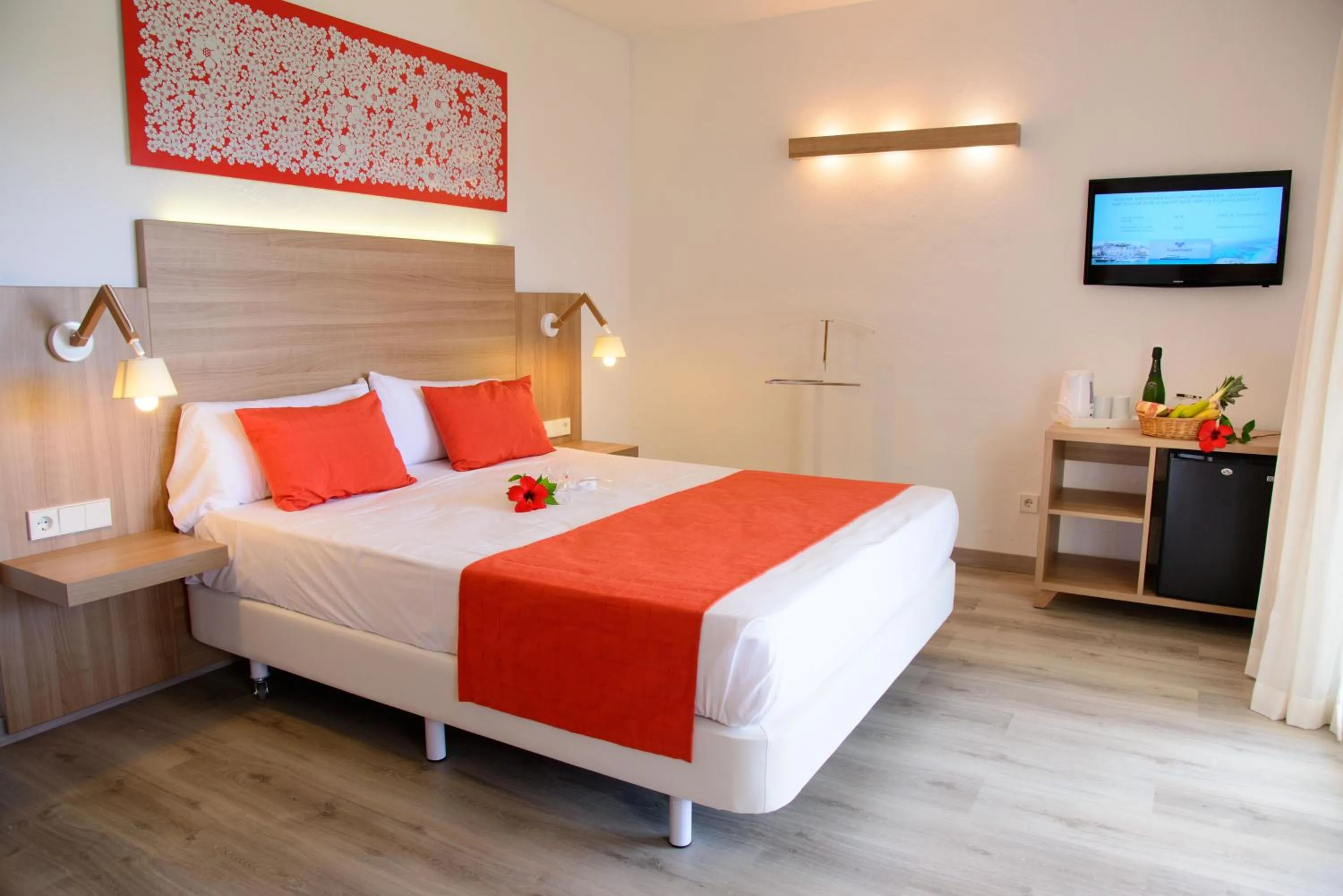 Photo of the whole room, Bed in Cala Llenya Resort Ibiza