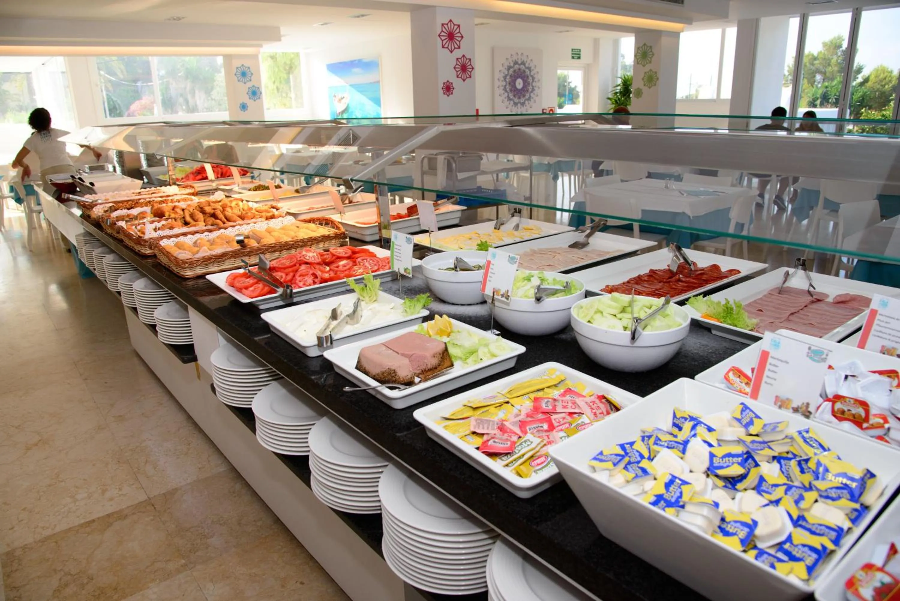 Buffet breakfast in Cala Llenya Resort Ibiza