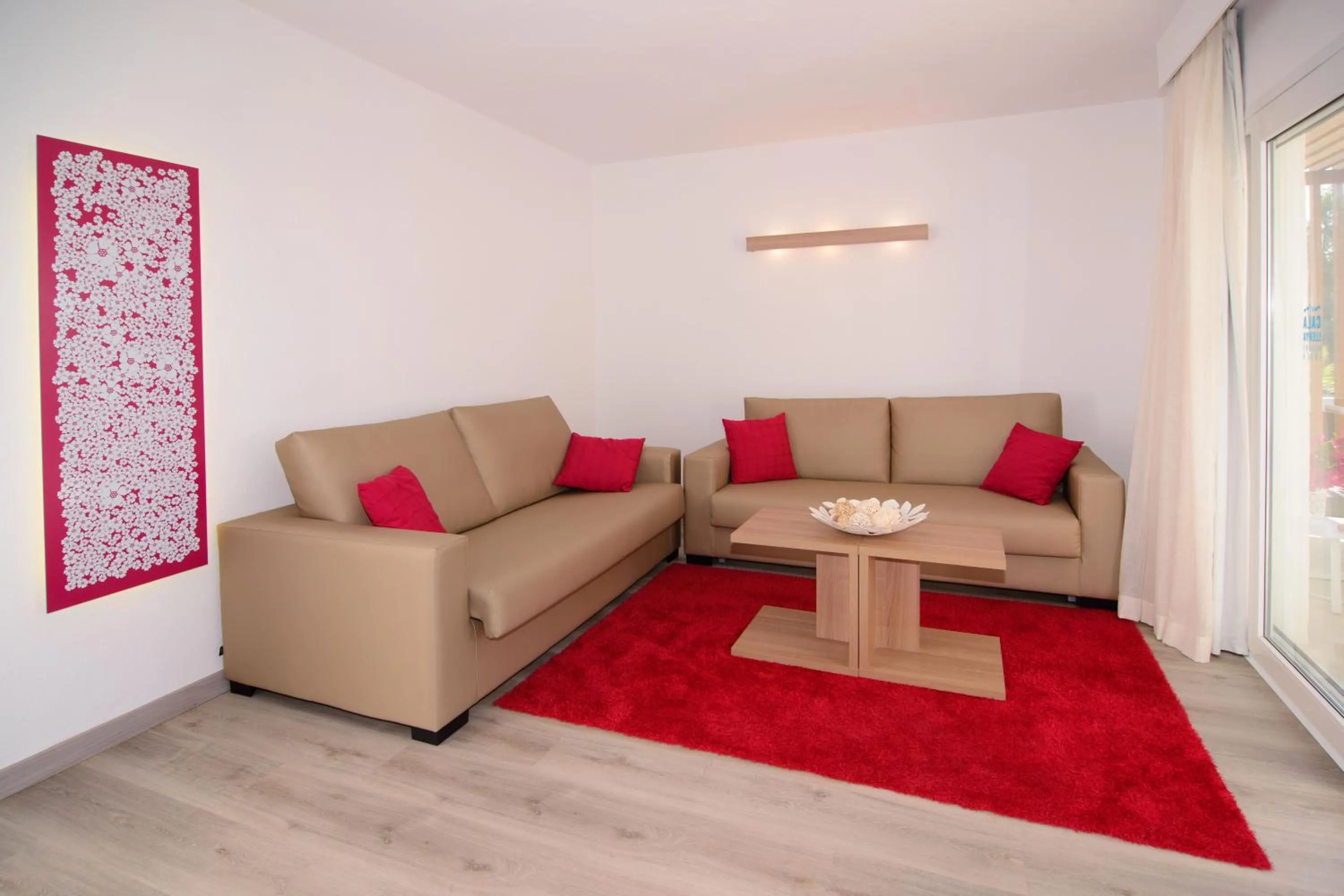 Seating area in Cala Llenya Resort Ibiza