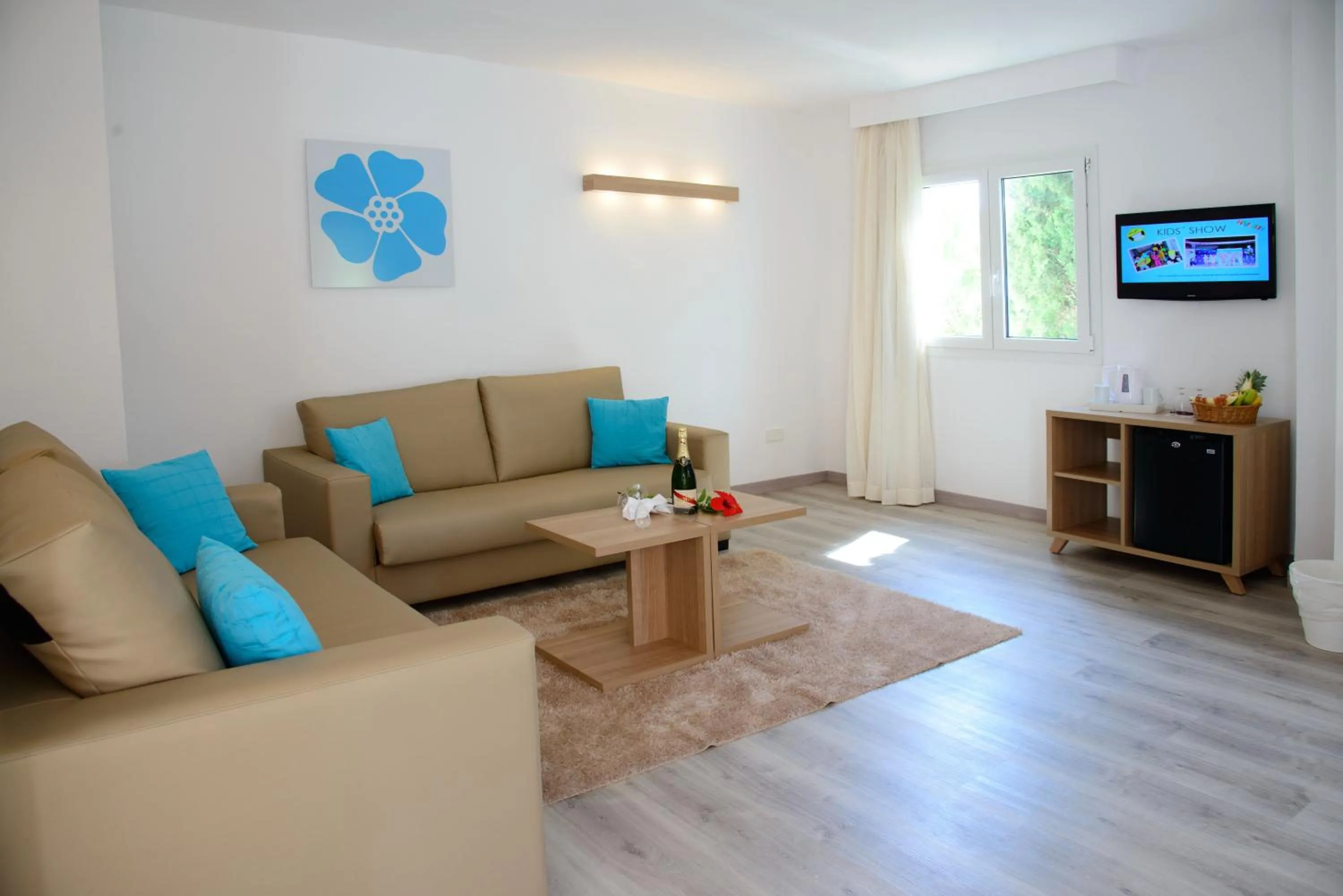 Living room in Cala Llenya Resort Ibiza