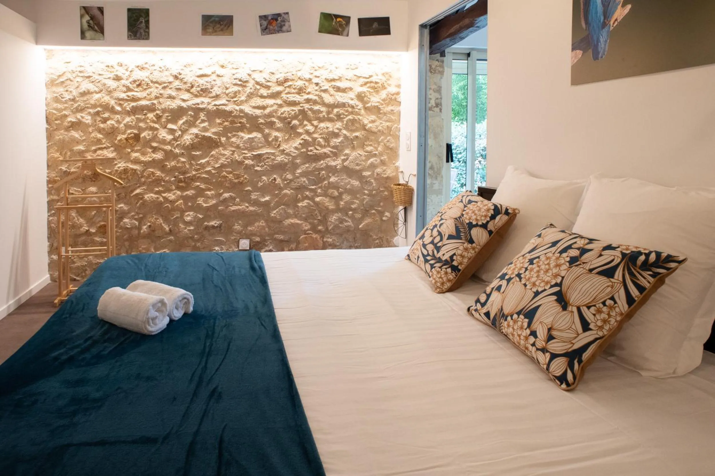 Bedroom, Bed in Le Moulin du Porteil