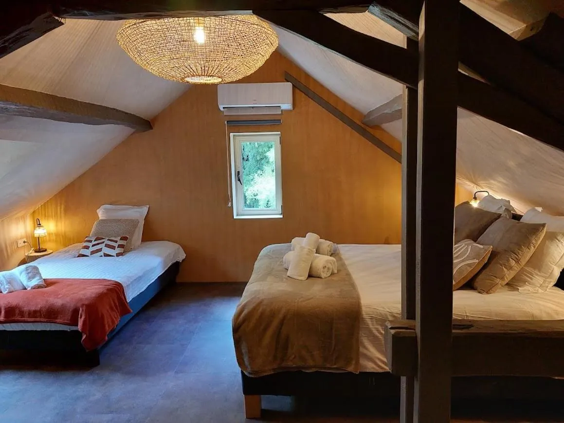 Bed in Le Moulin du Porteil