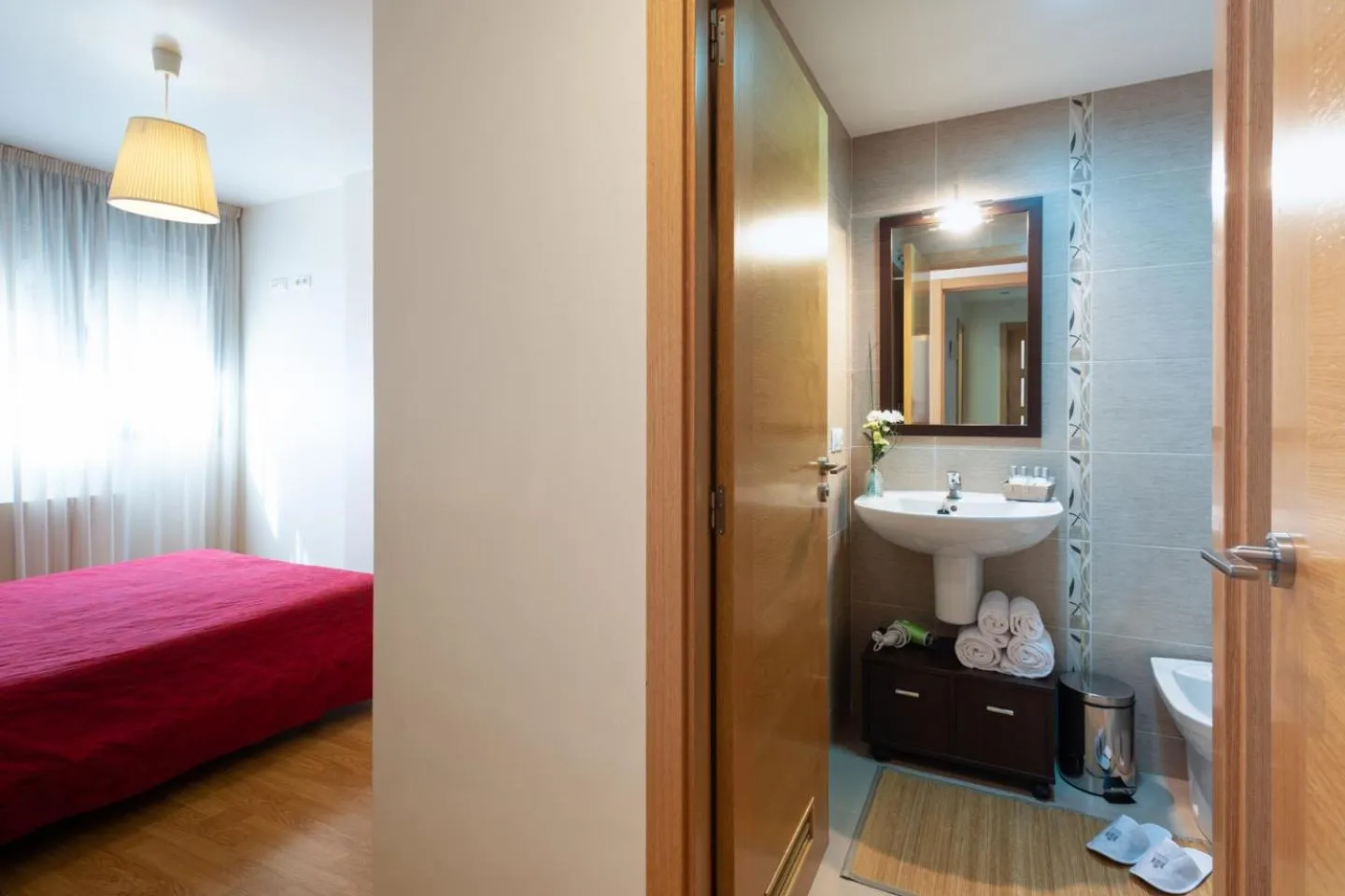 Bed in Apartamentos Turísticos Real Valle Ezcaray