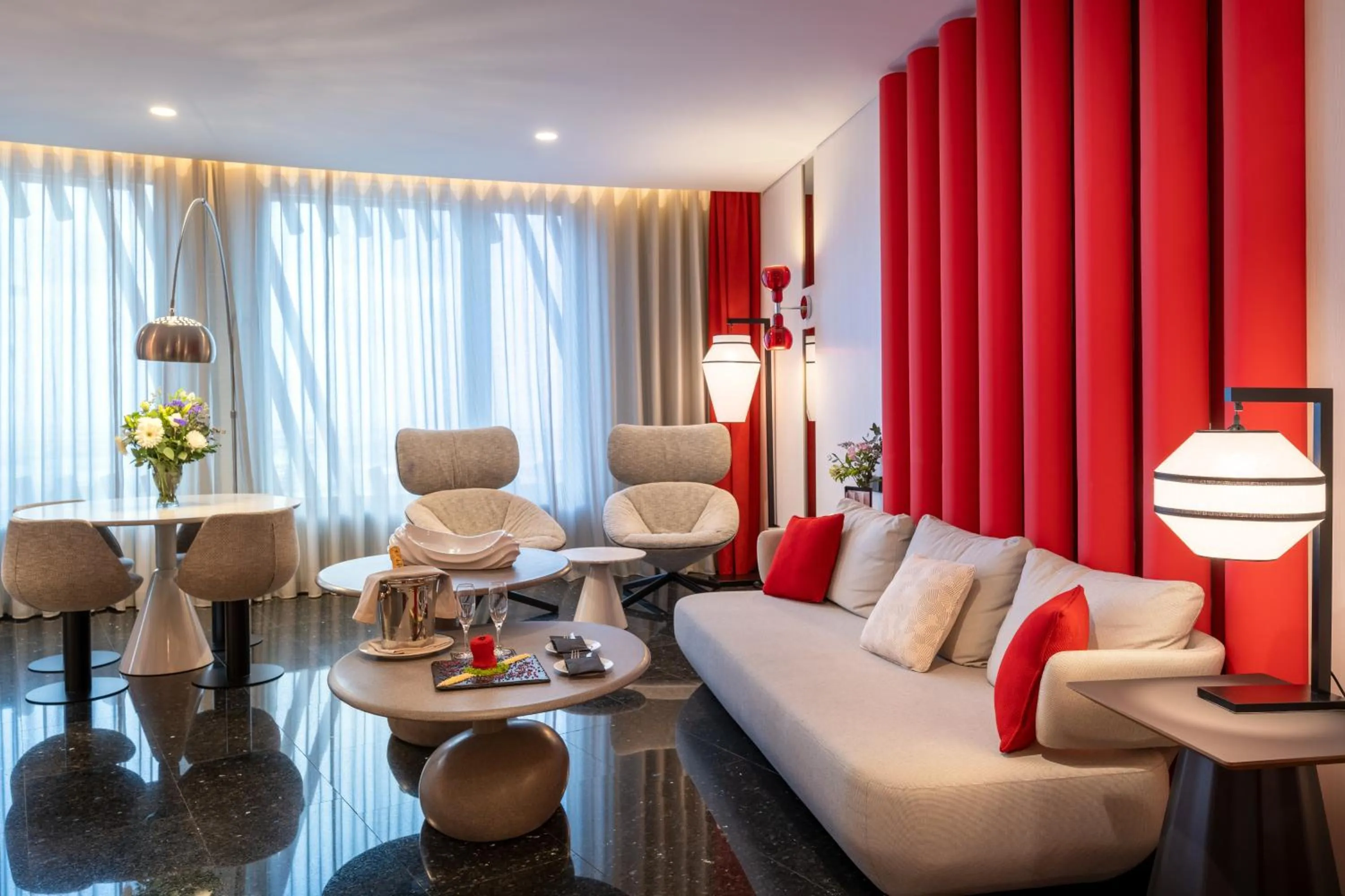 Living room in Hotel Porta Fira 4* Sup