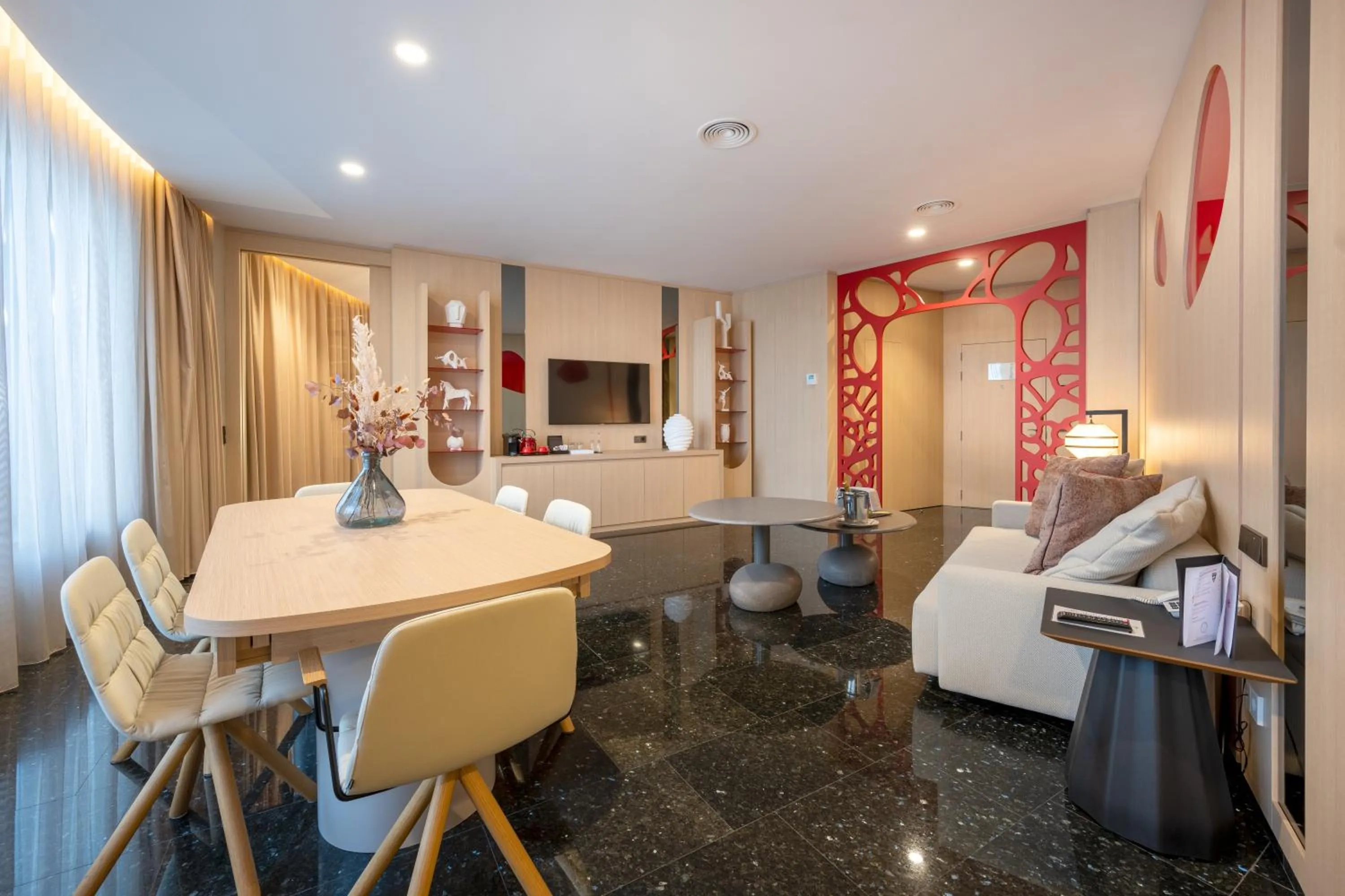 Living room in Hotel Porta Fira 4* Sup