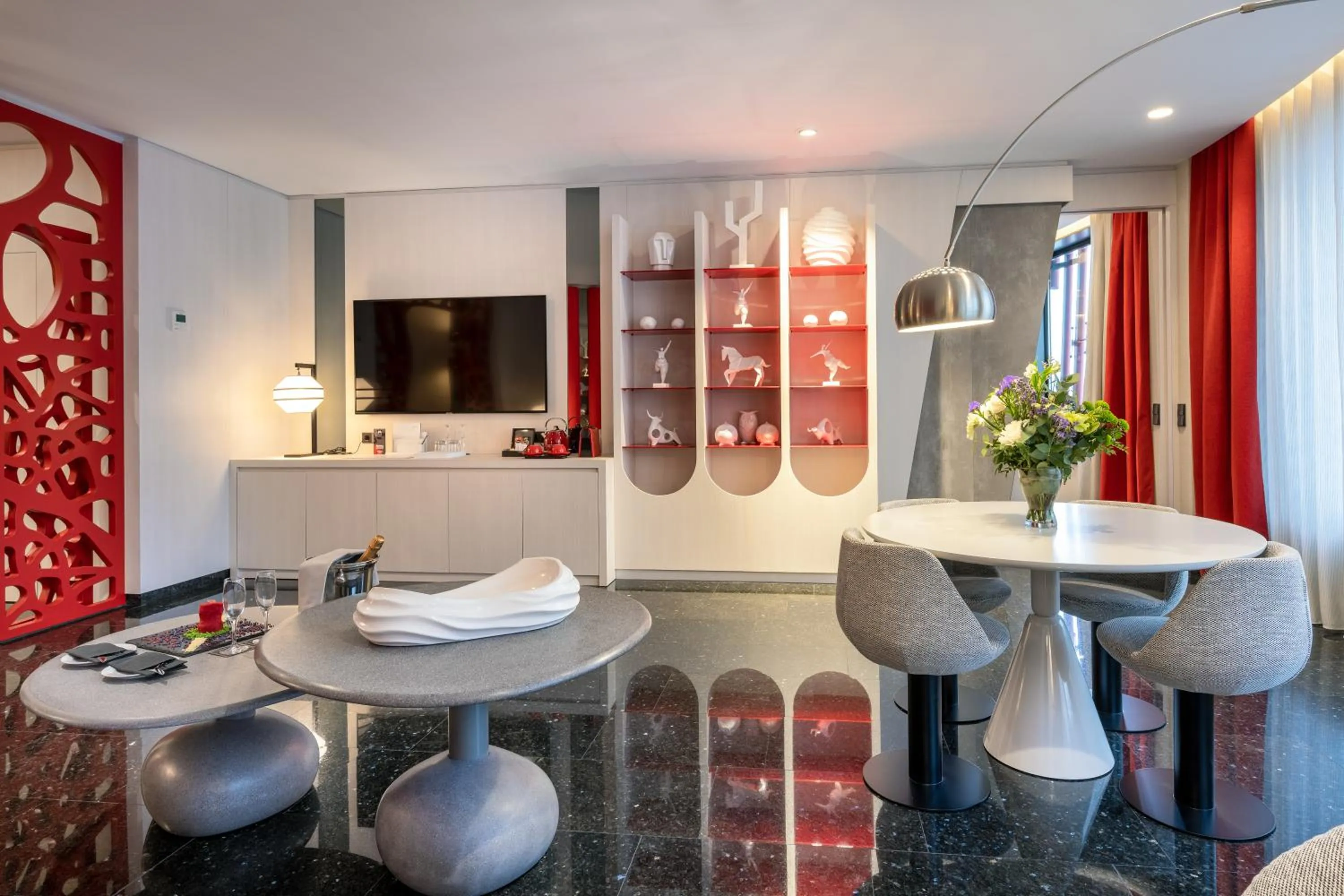 Living room in Hotel Porta Fira 4* Sup