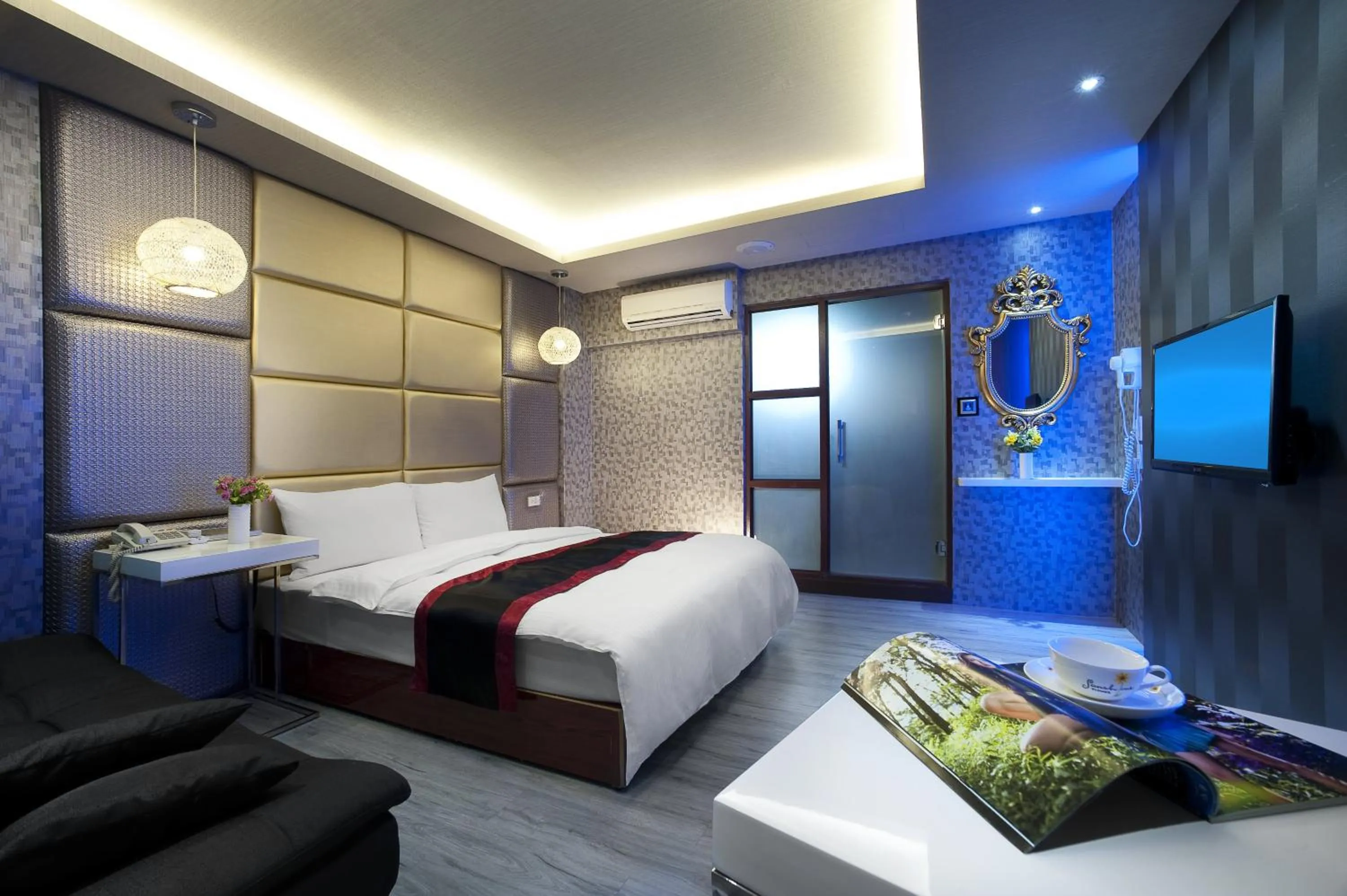 Photo of the whole room, Bed in Fukun No. 3 Motel