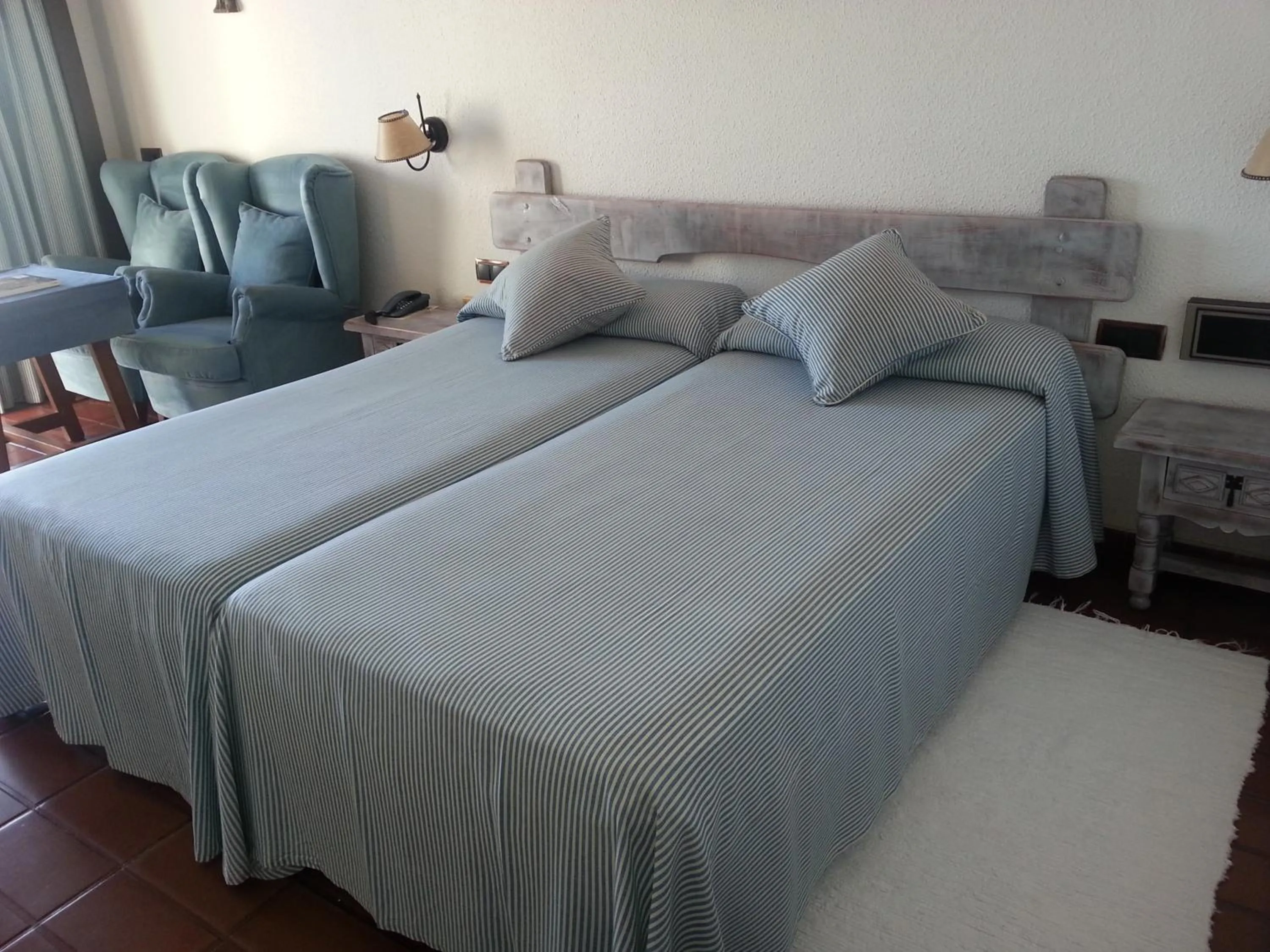 Bed in Hostería del Mar