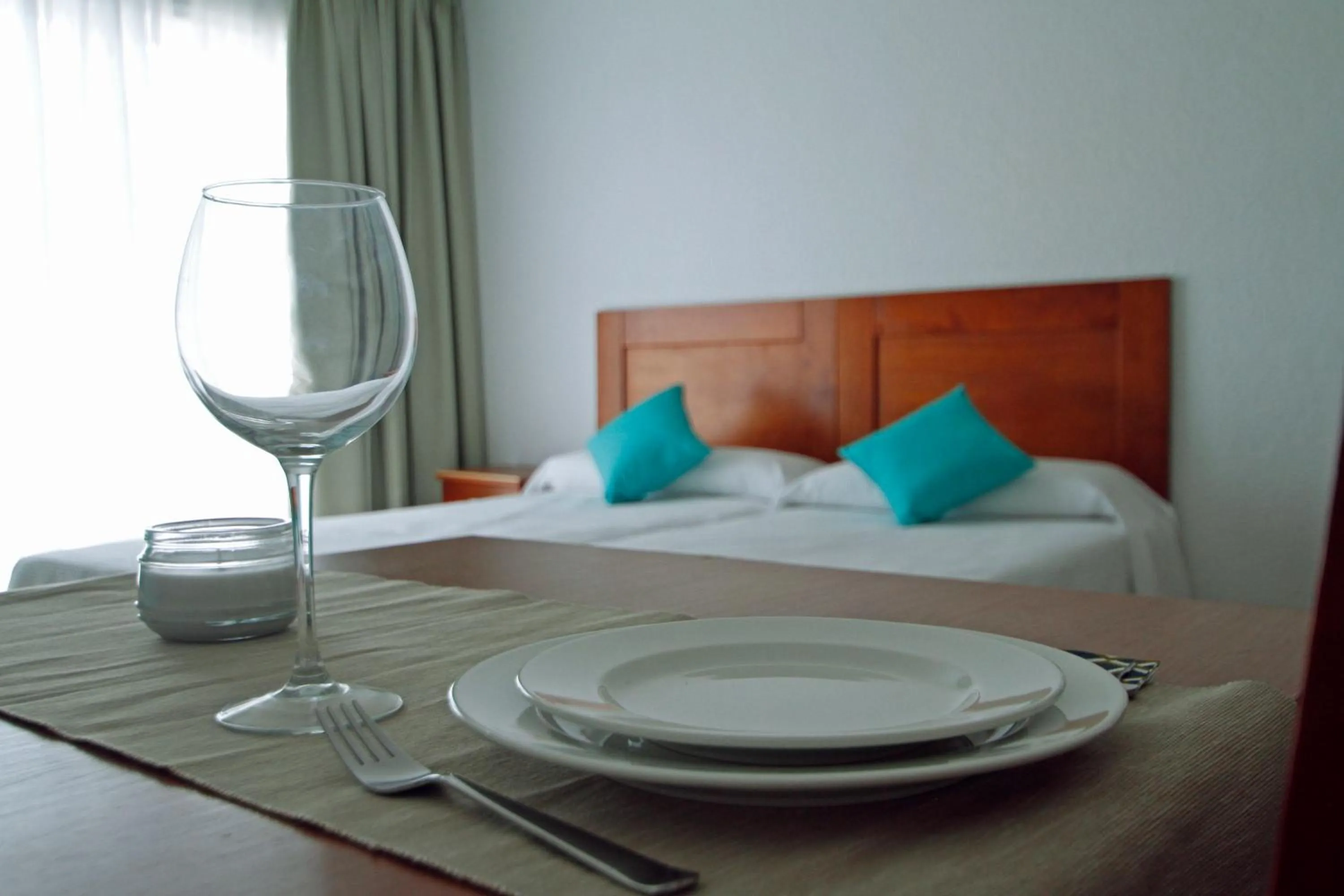 Dining area, Bed in Paradero II