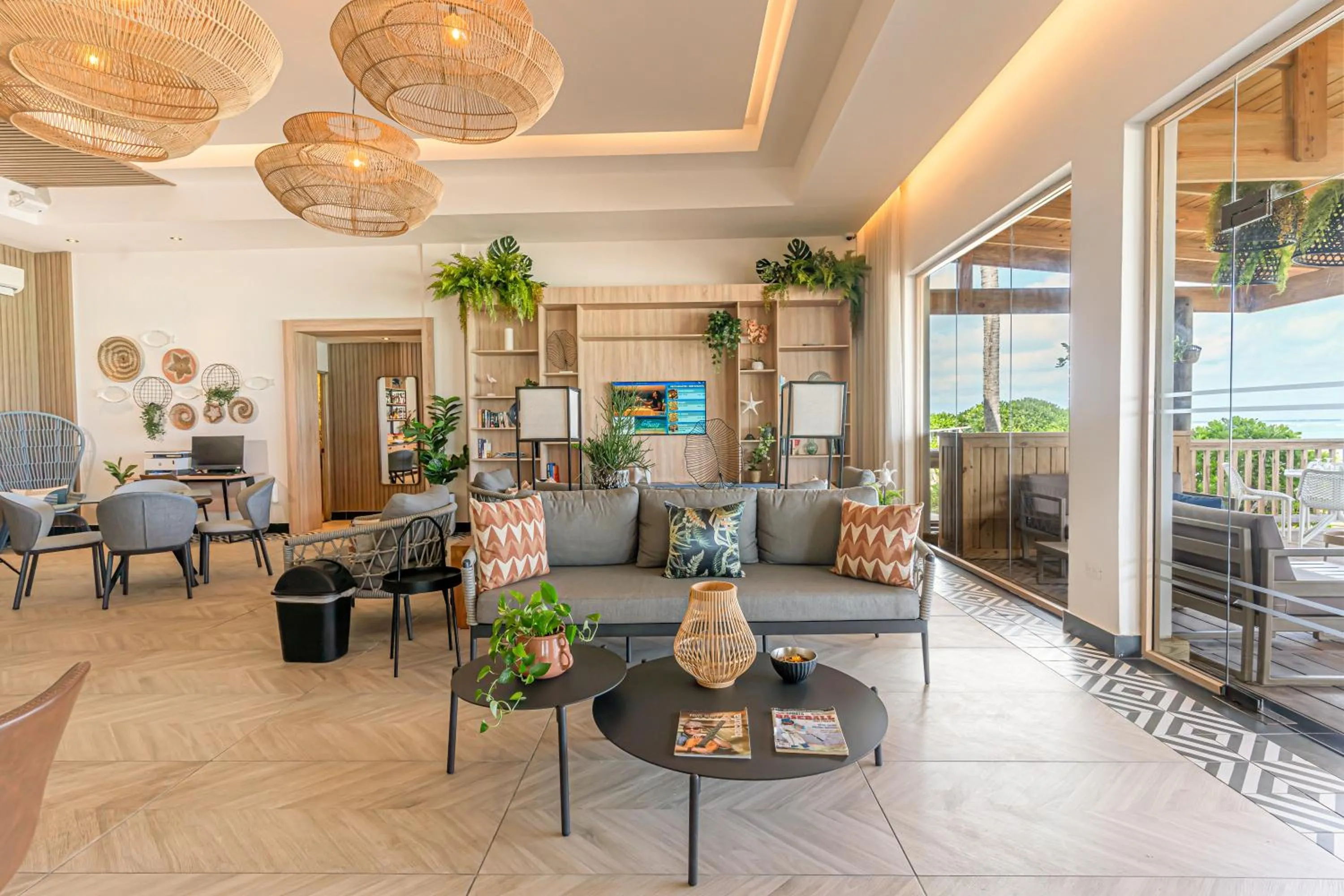 Living room in Ocean Blue & Sand Beach Resort - All Inclusive