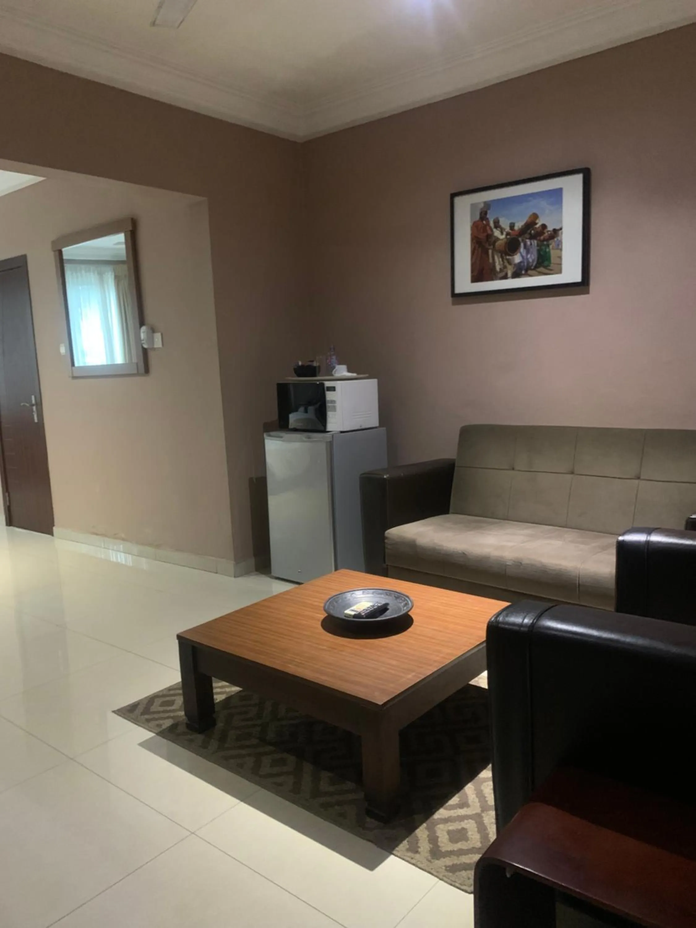 Living room in Manjaro Suites